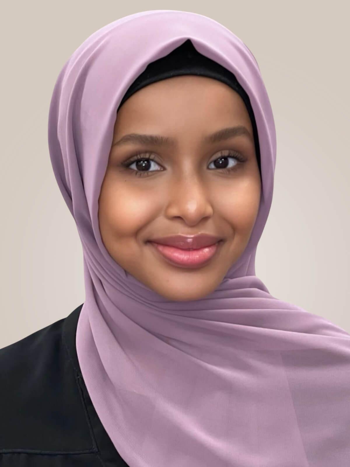 Luxury Chiffon Hijab-Rose Taupe