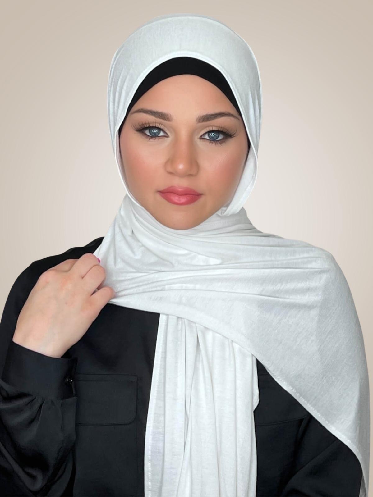 Classic Jersey Hijab-White