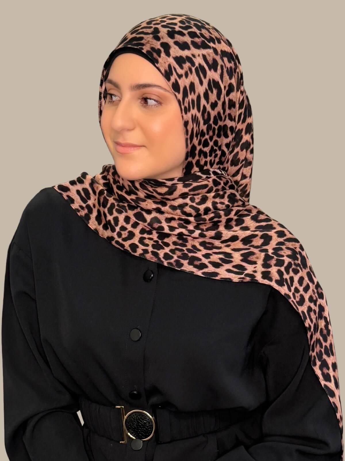 Modish Girl Print Modal Hijab-Safari Nights