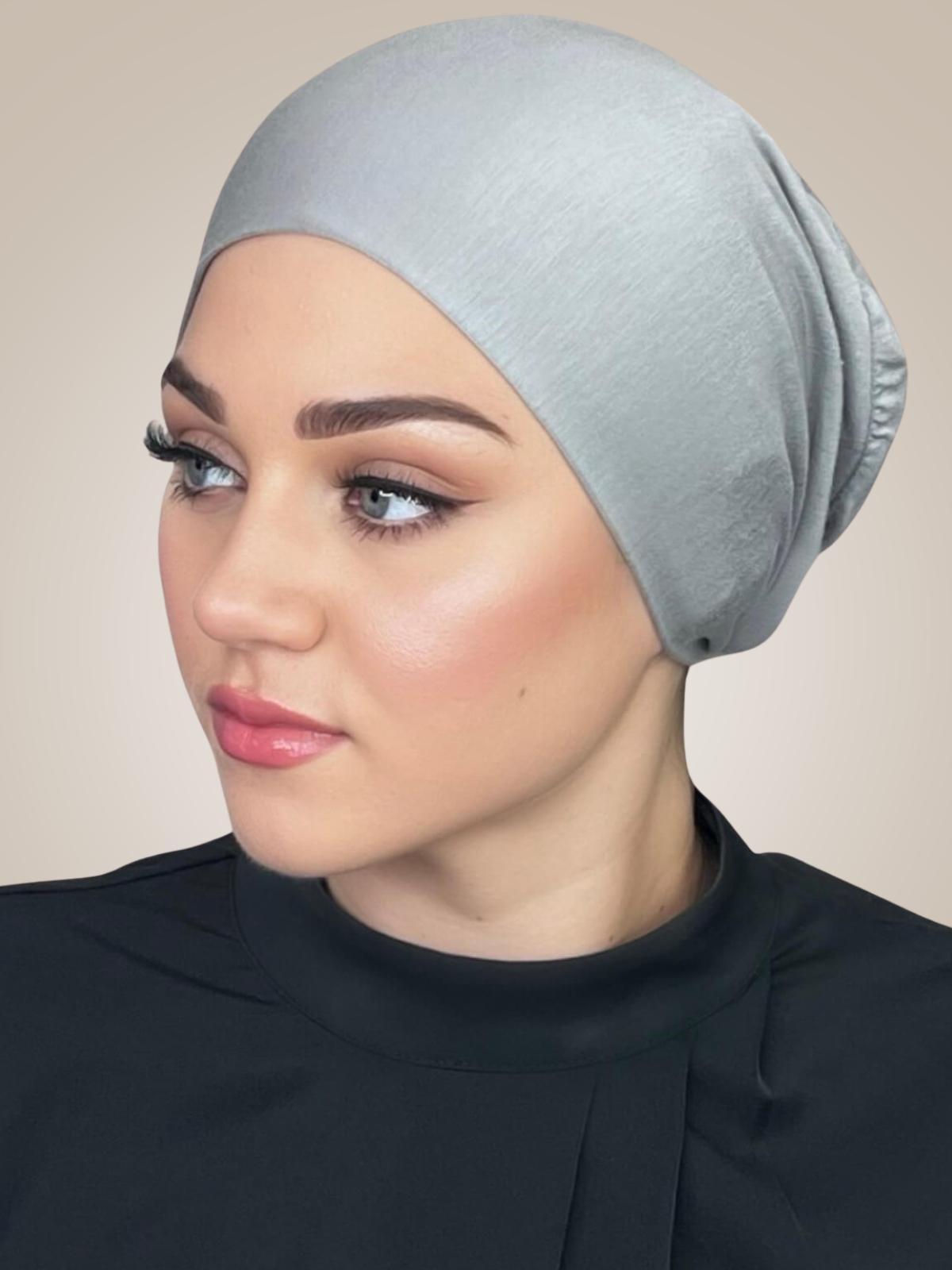 Tie Back UnderScarf-Chic Grey
