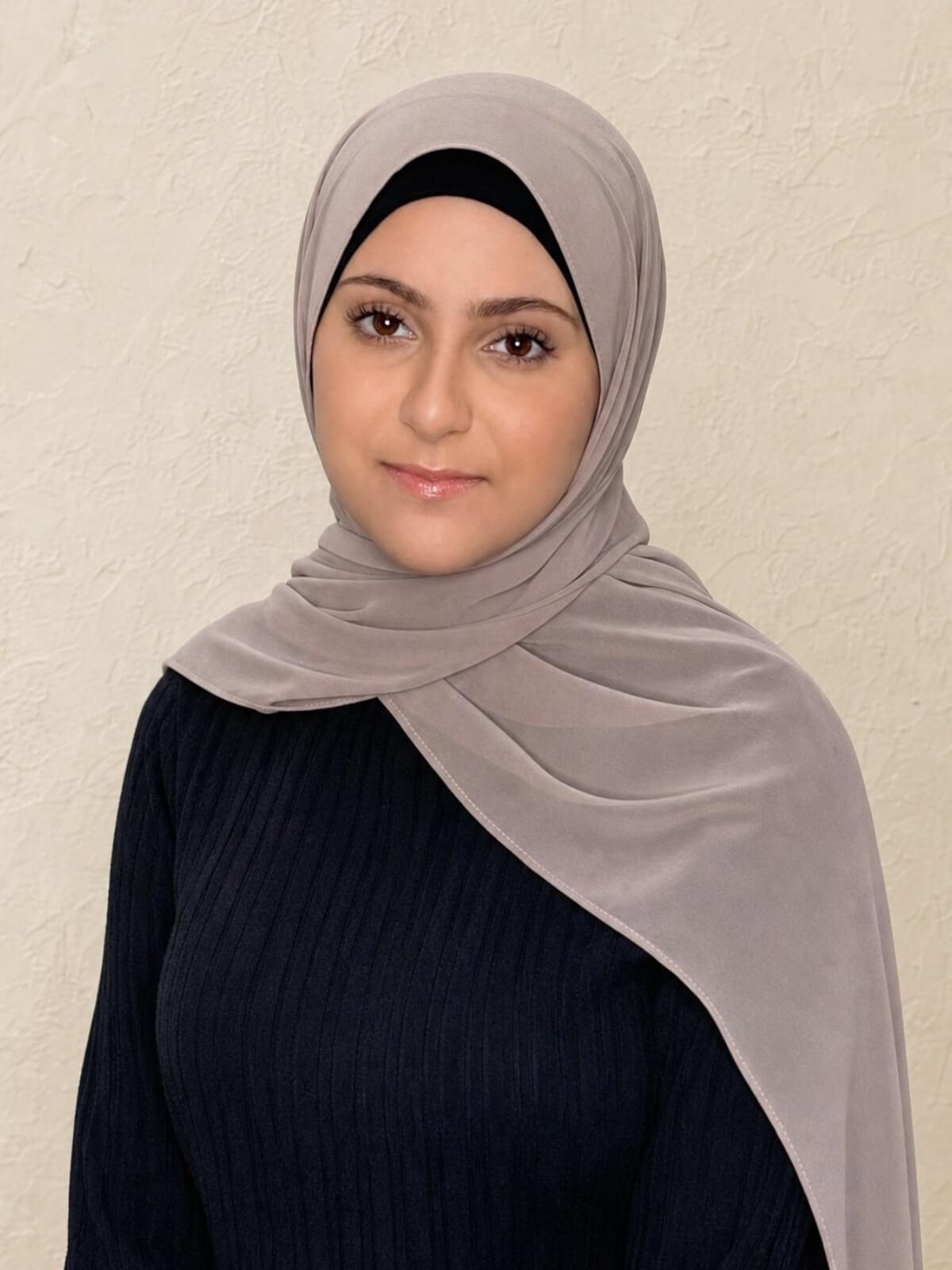 Modish Girl luxury Chiffon Hijab-Cedar
