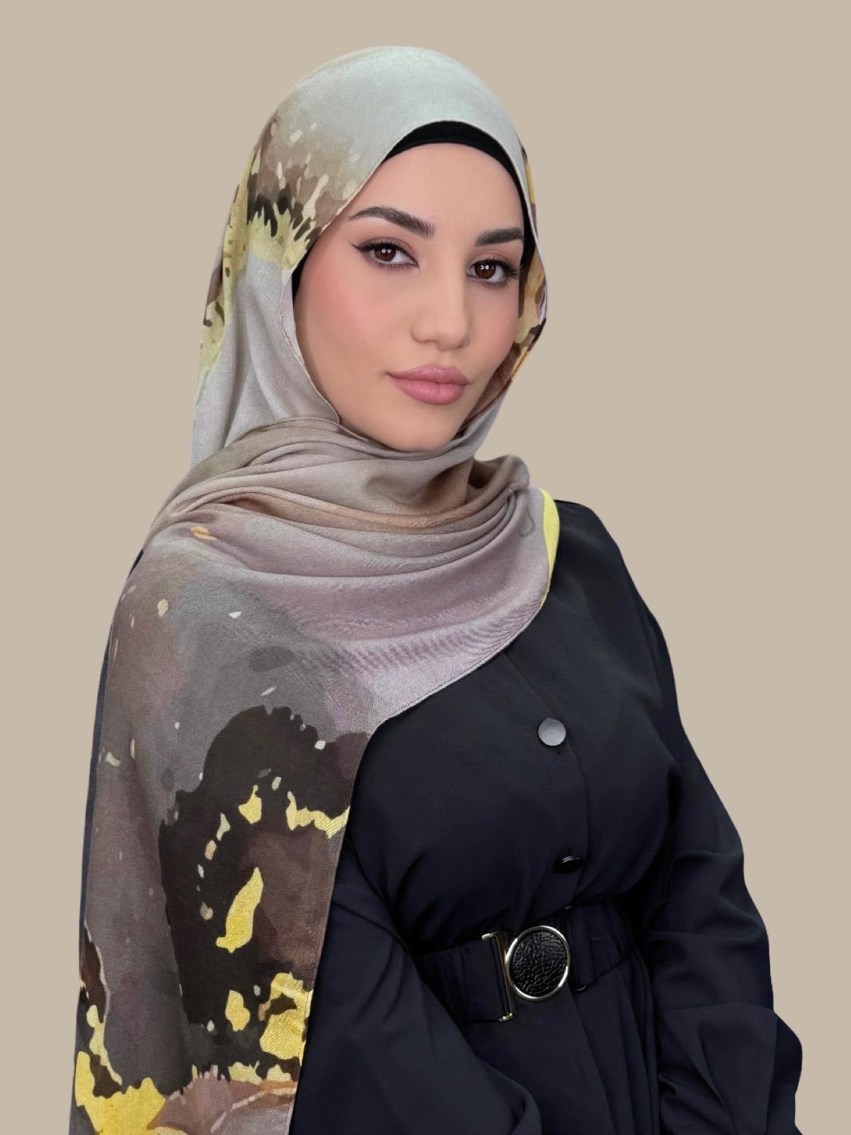 Print Modal Hijab-Beirut Bronze