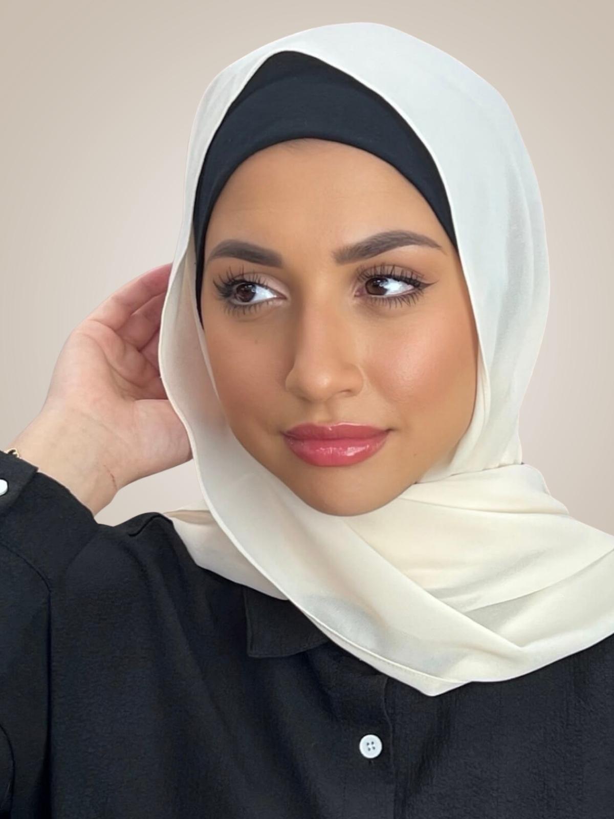 Classic Chiffon Hijab-Seashell