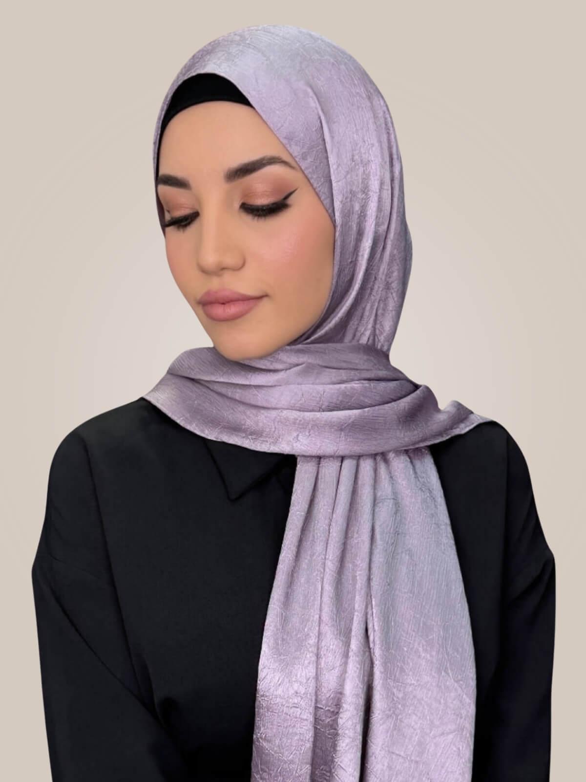 Classic Satin Hijab-Periwinkle