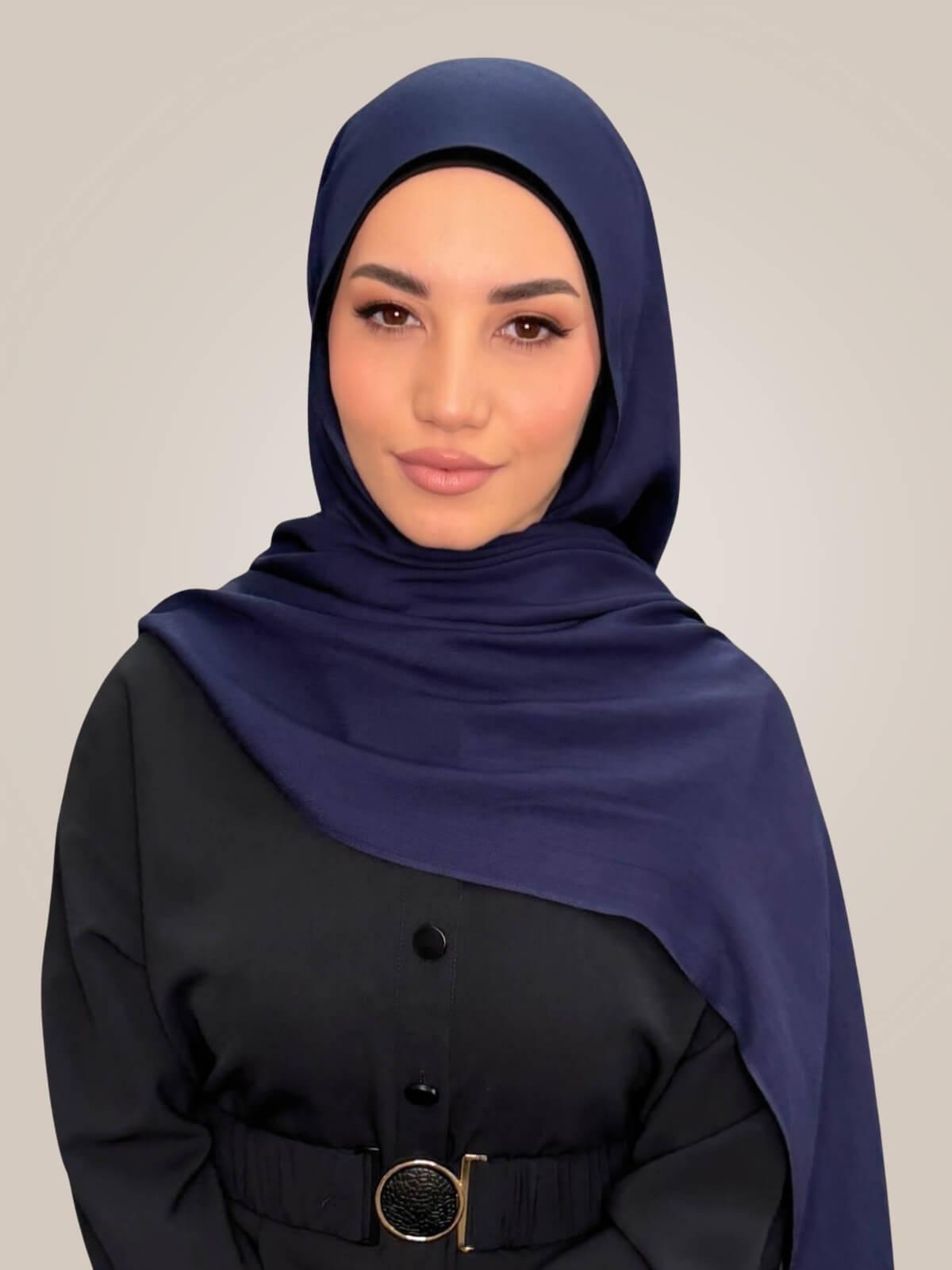 Cotton Modal Hijab-Sea Storm