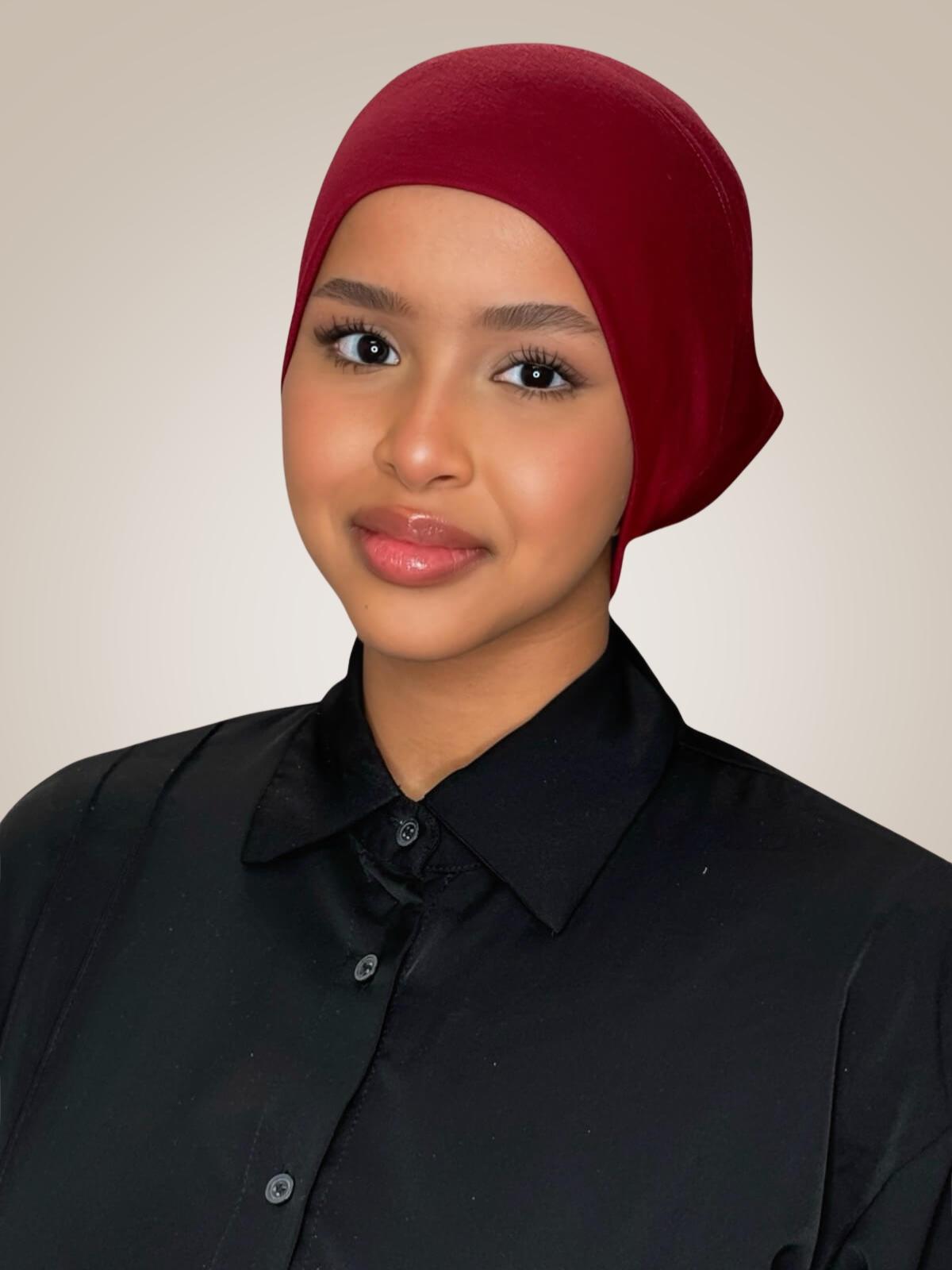 Premium Cotton Underscarf-Mahogany