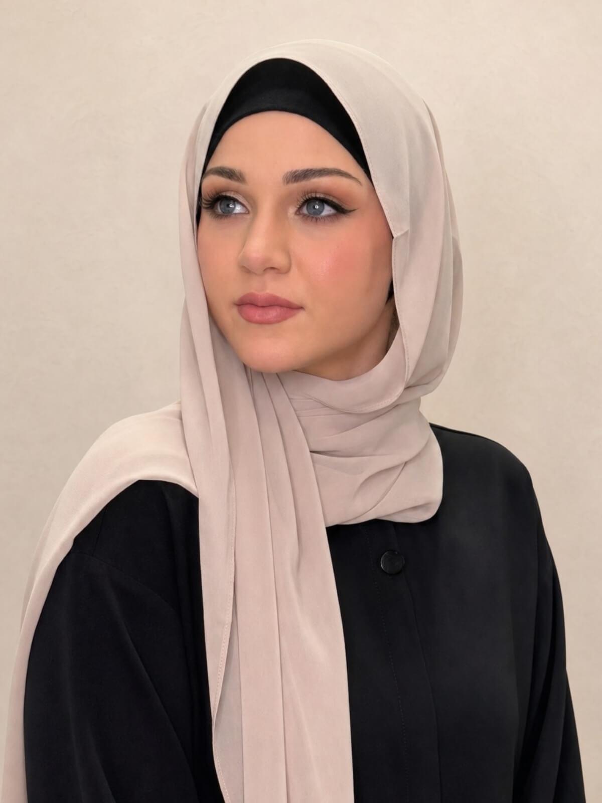 Luxury Chiffon Hijab-Oat
