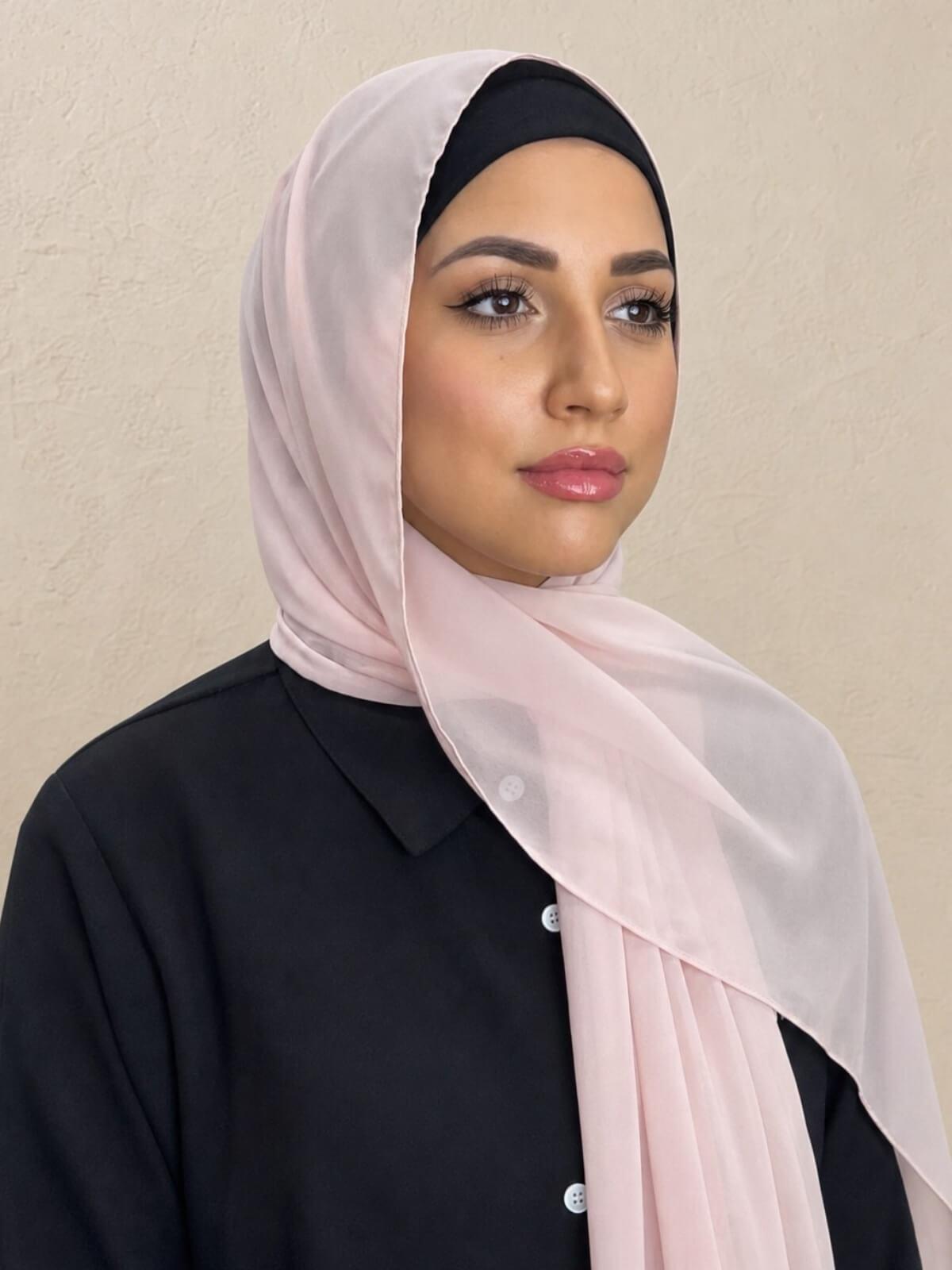 Luxury Chiffon Hijab-Pearl