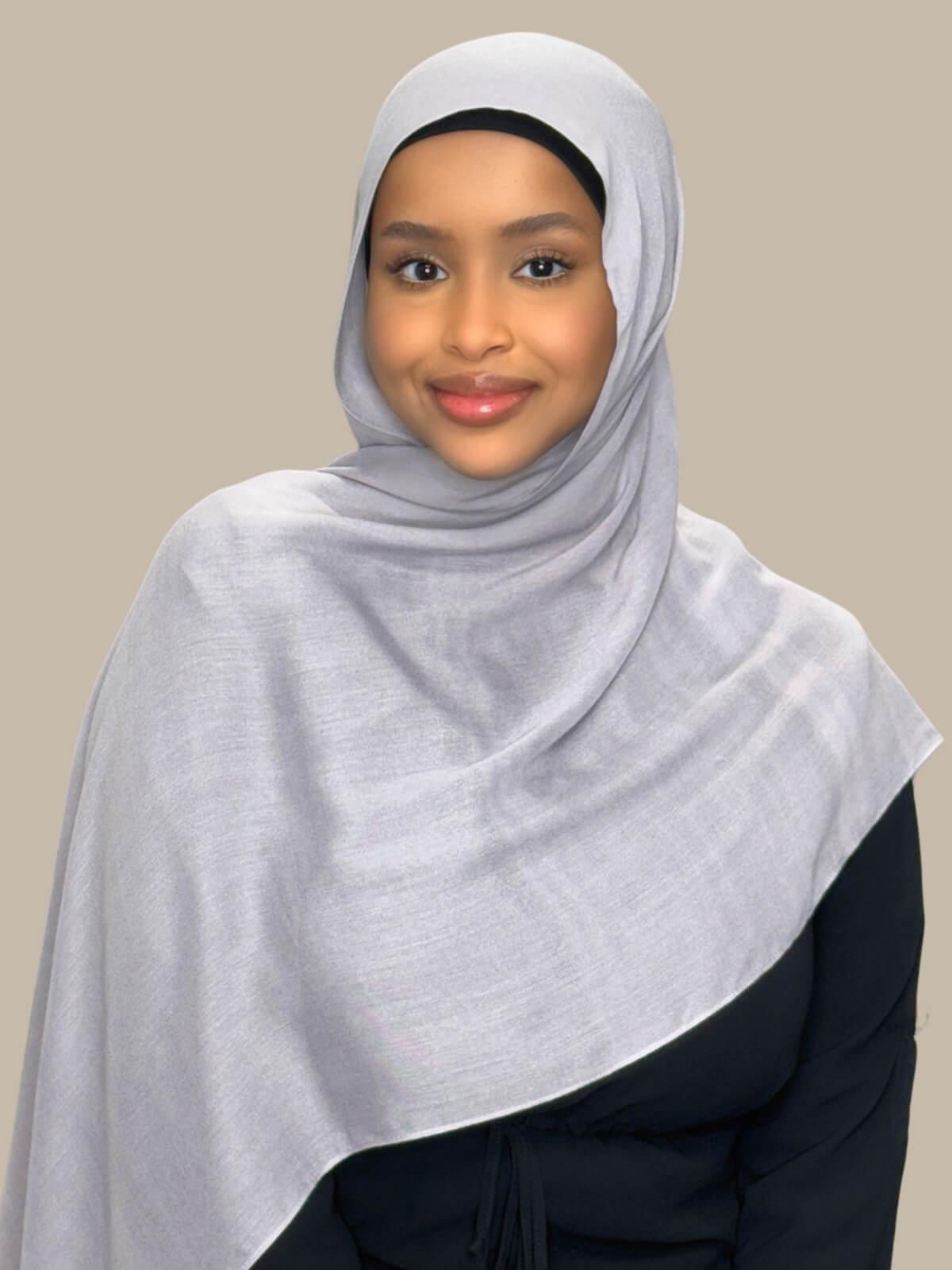 Cotton Modal Hijab-Thunder