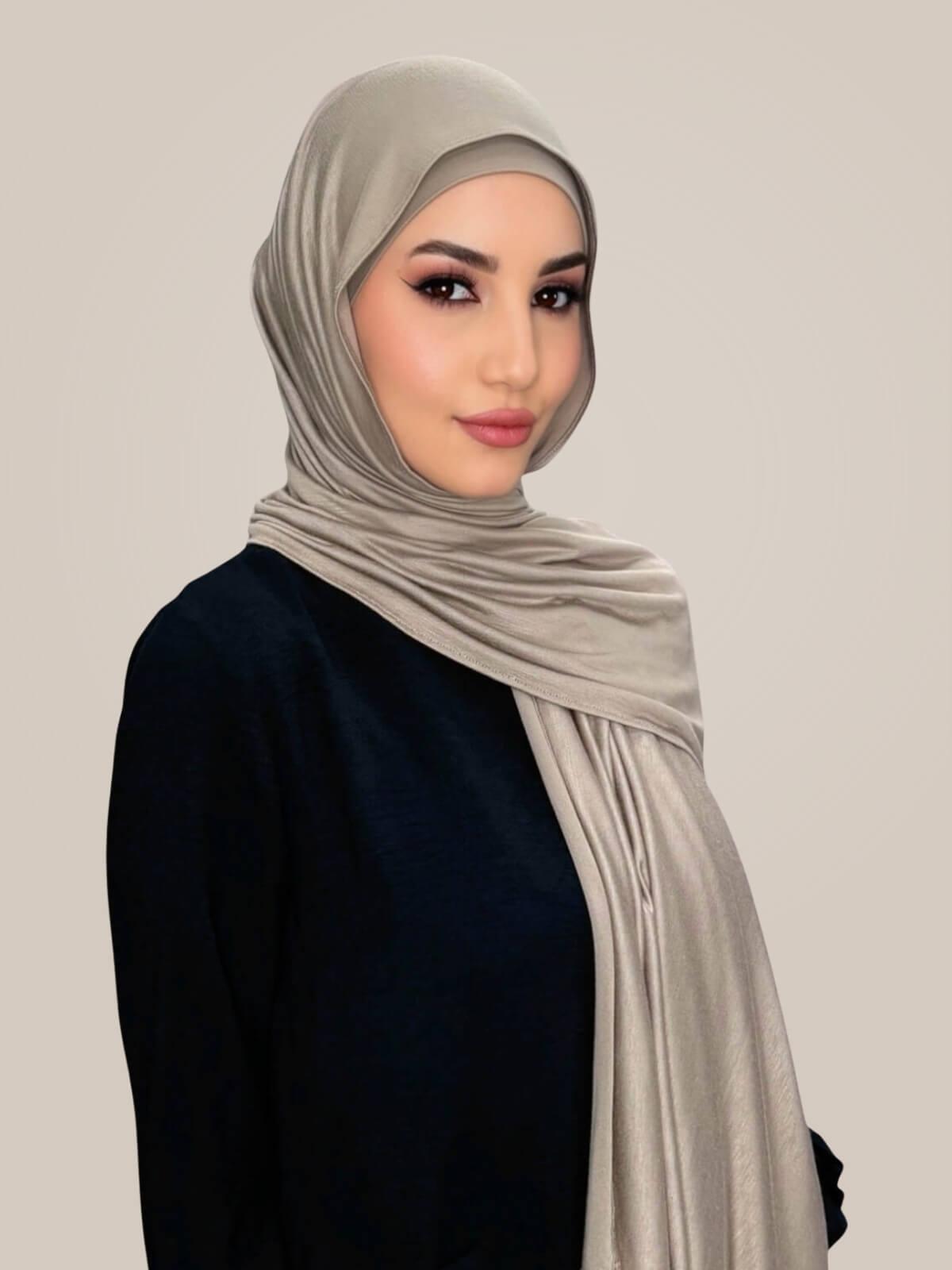Premium Jersey Hijab-Desert