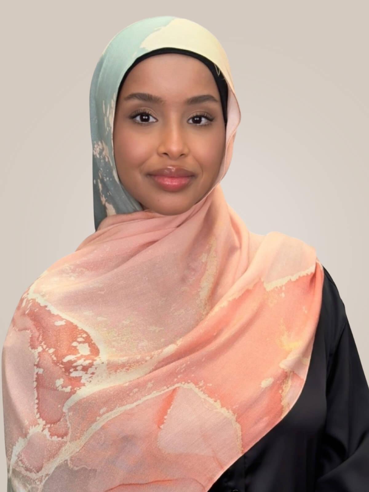Print Modal Hijab-Sedona Sage