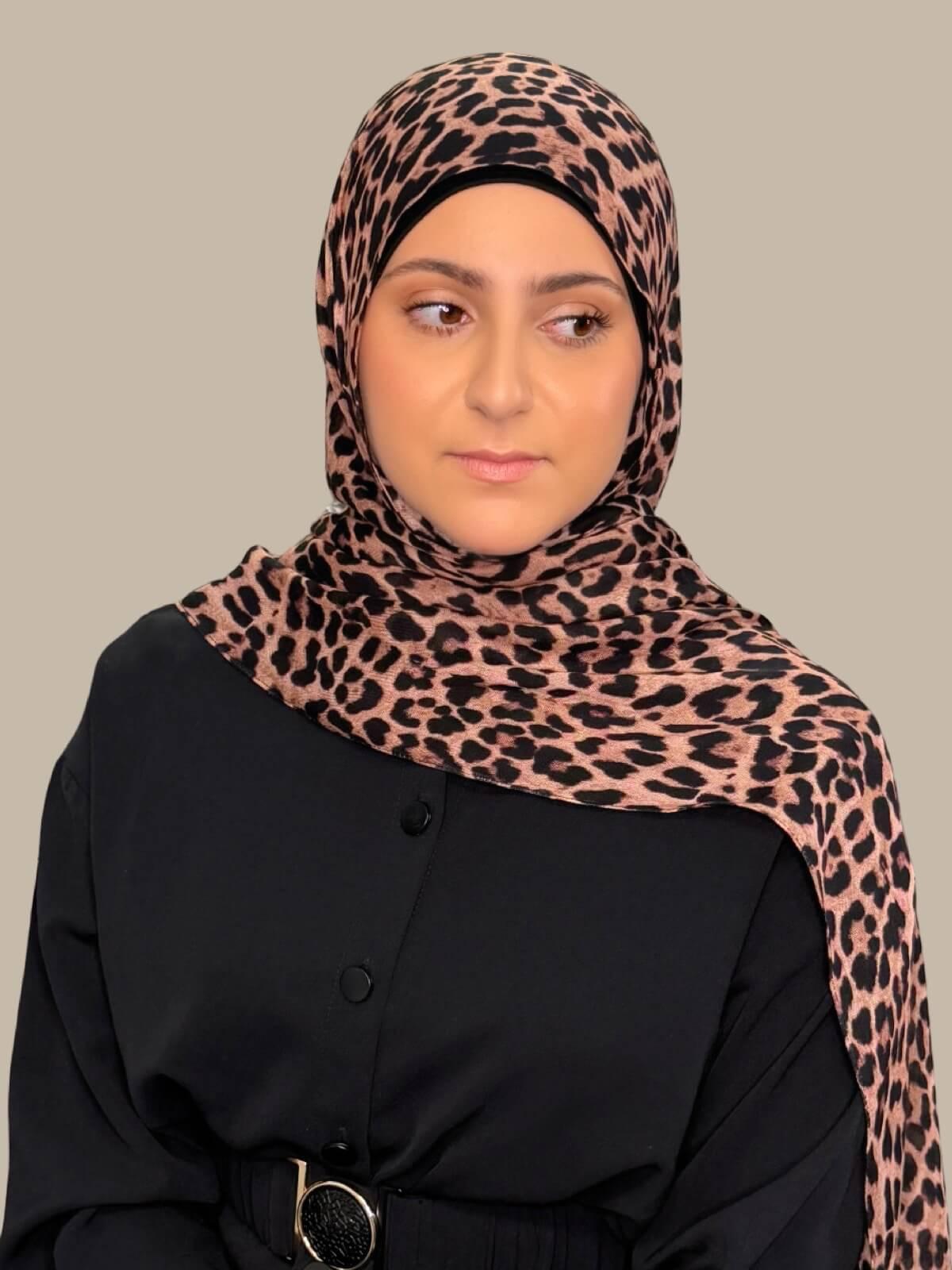 Modish Girl Print Modal Hijab-Safari Nights