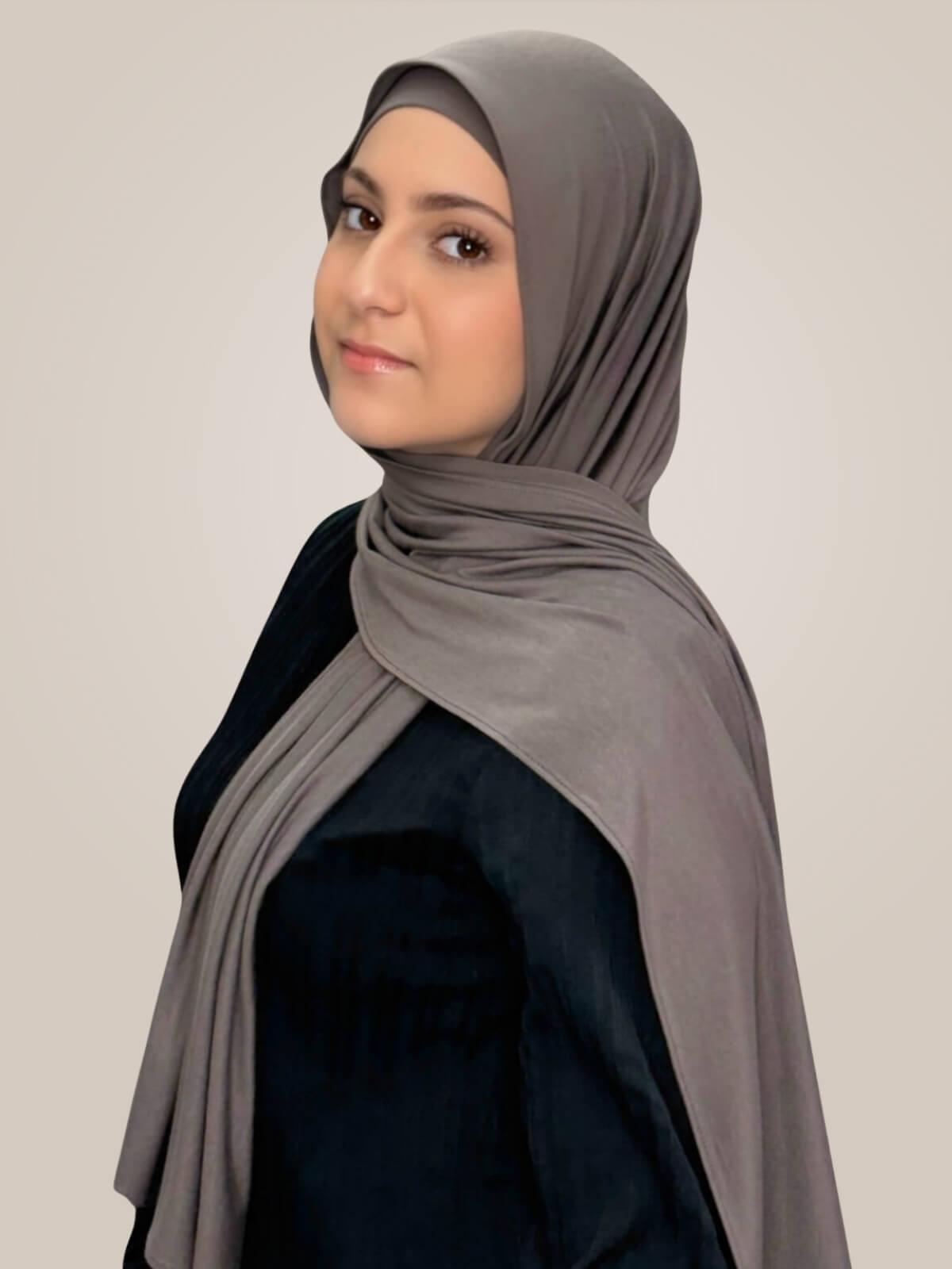 Modish Girl Premium Jersey Hijab-Hazel