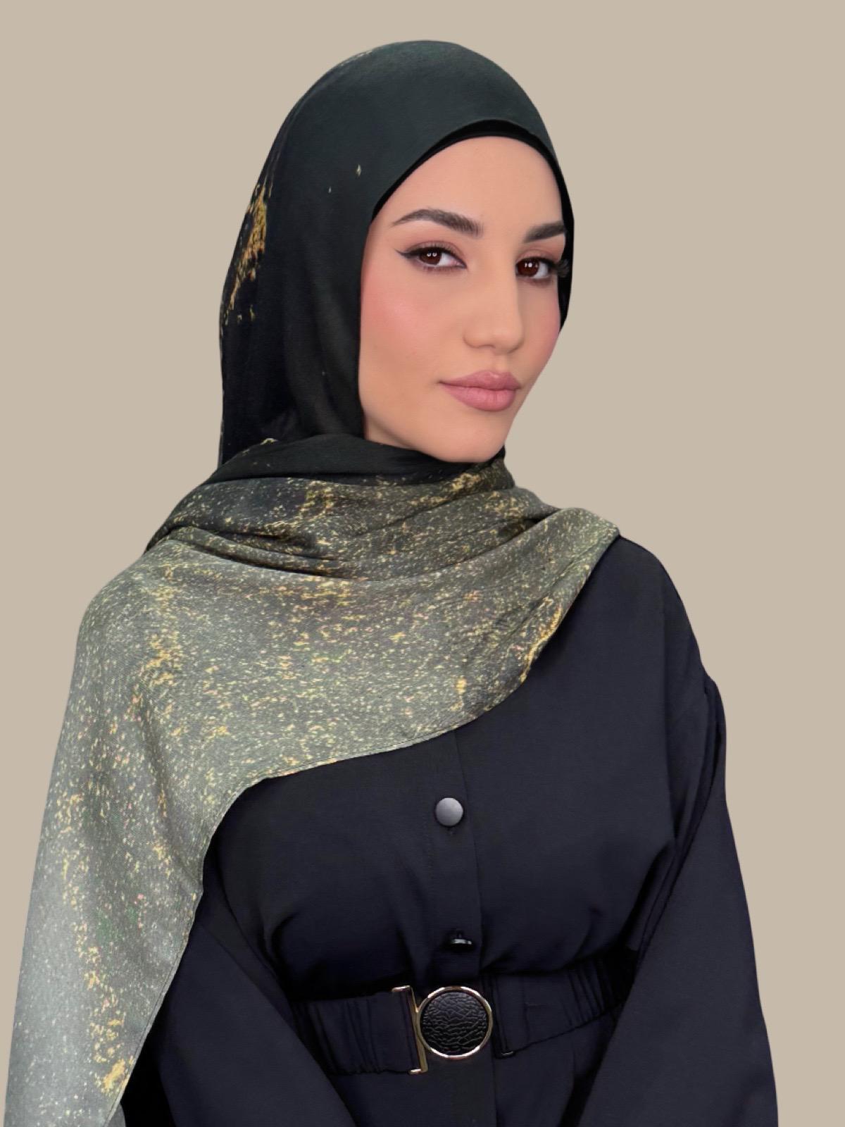 Print Modal Hijab-Golden Dune