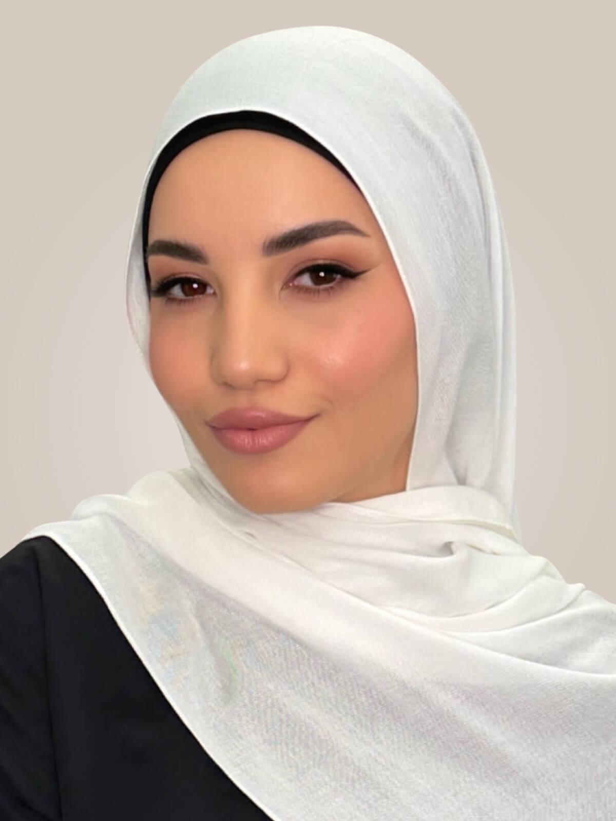 Cotton Modal Hijab-Porcelain