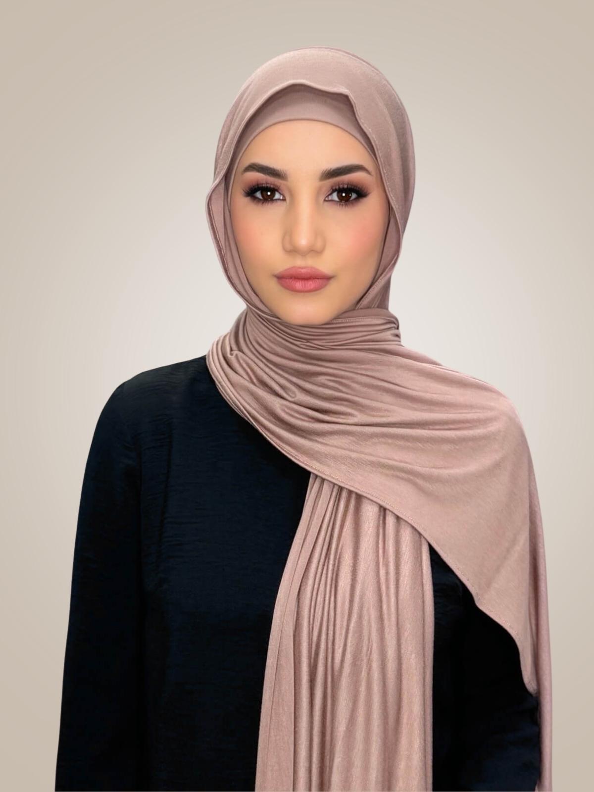 Premium Jersey Hijab-Pale Taupe