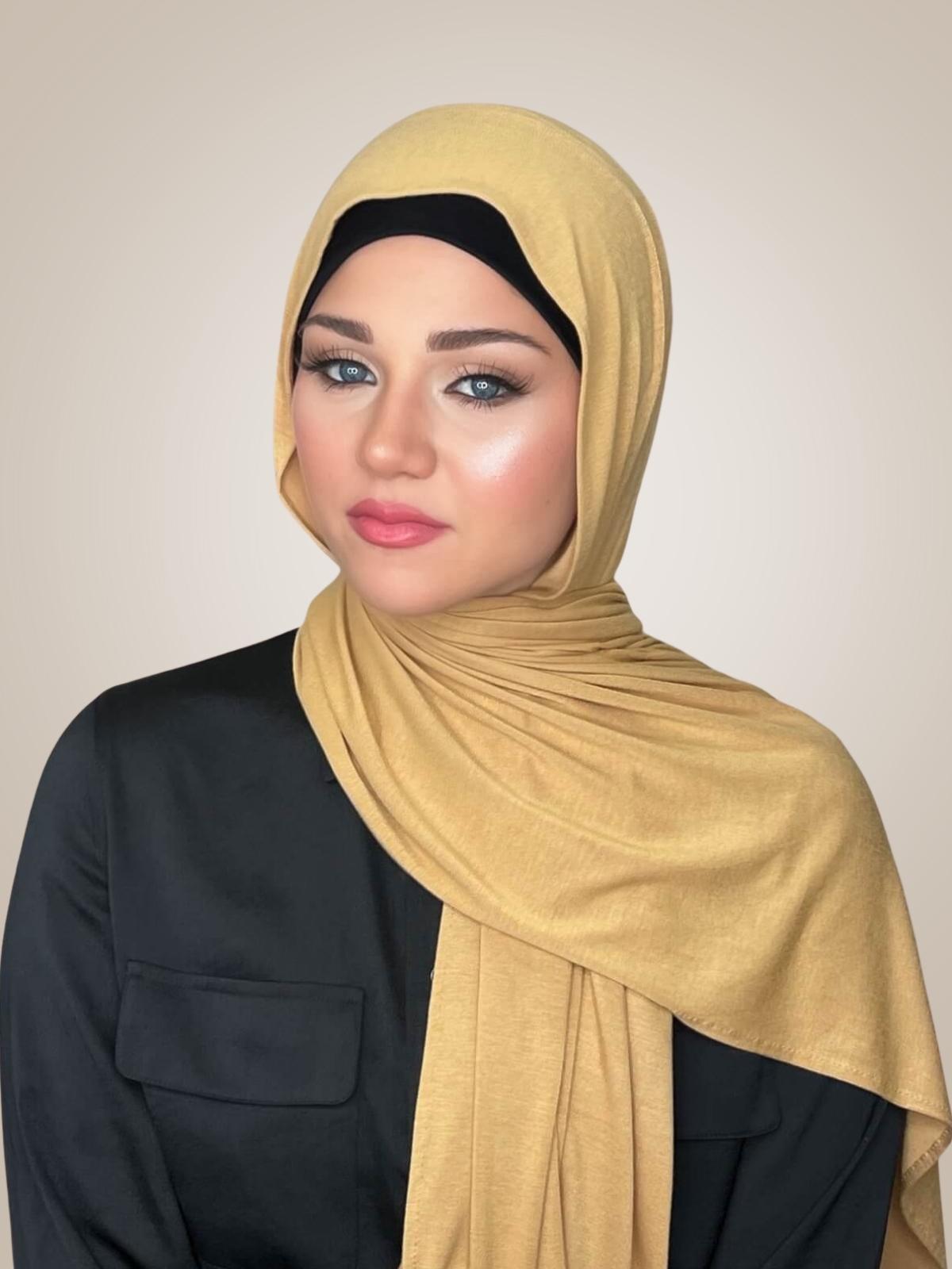 Classic Jersey Hijab-Butterscotch