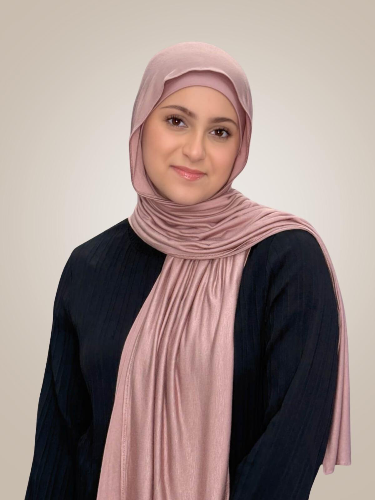 Modish Girl Premium Jersey Hijab-Dusty Rose