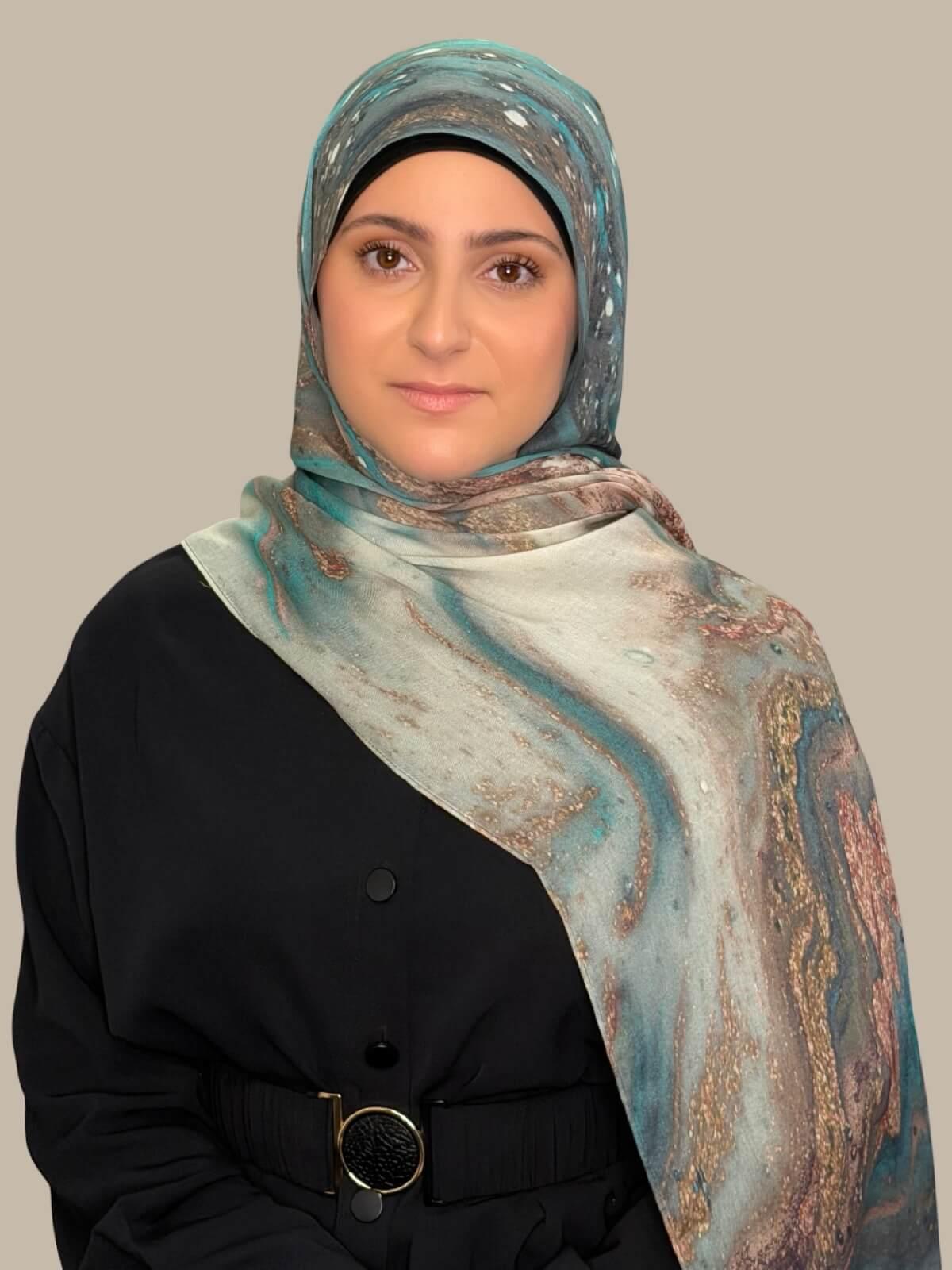 Modish Girl Print Modal Hijab-Laguna Shore