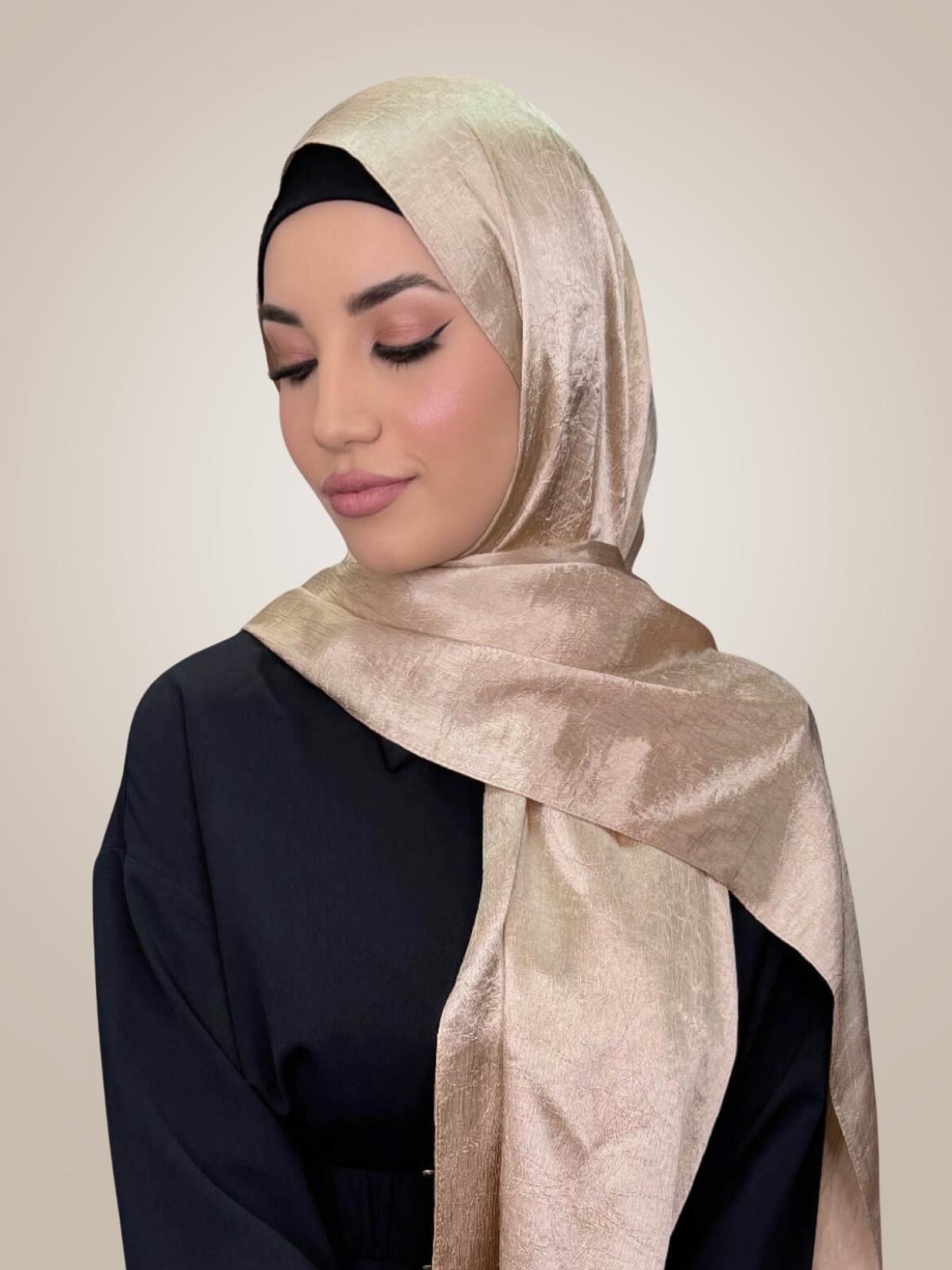 Classic Satin Hijab-Nude