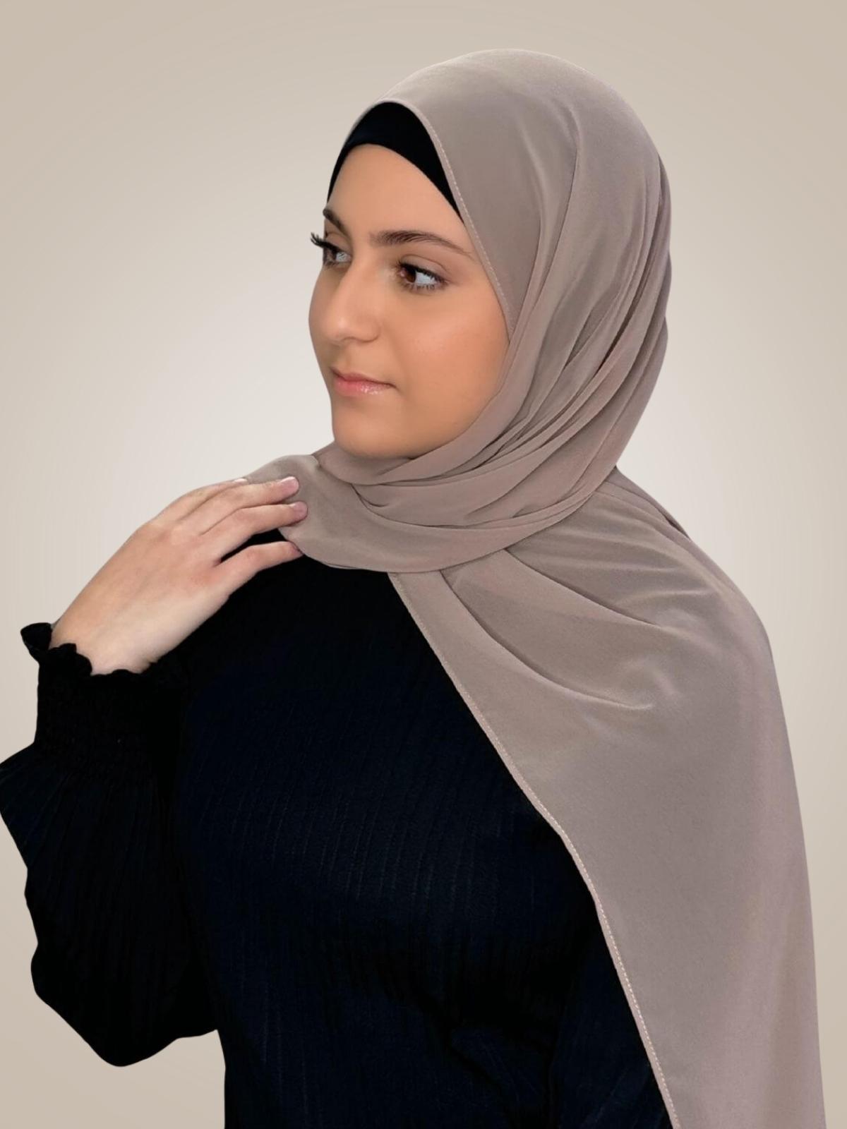 Modish Girl luxury Chiffon Hijab-Cedar