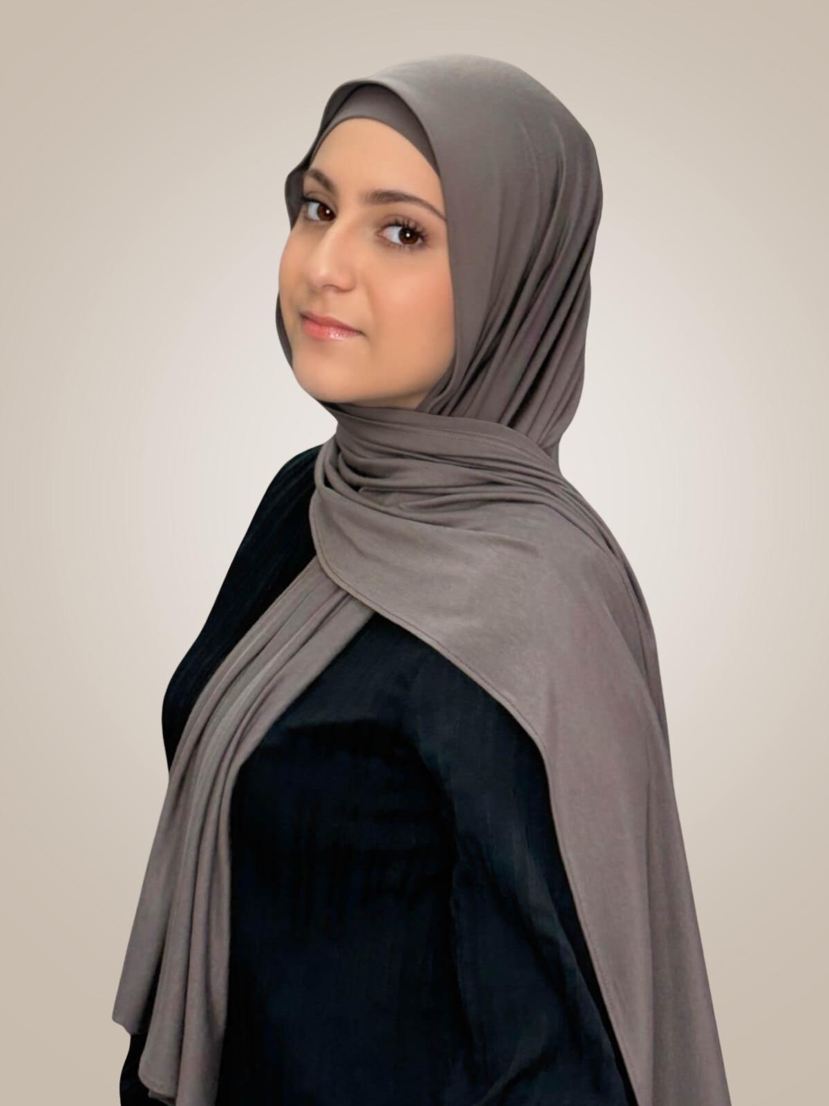 Modish Girl Premium Jersey Hijab-Hazel