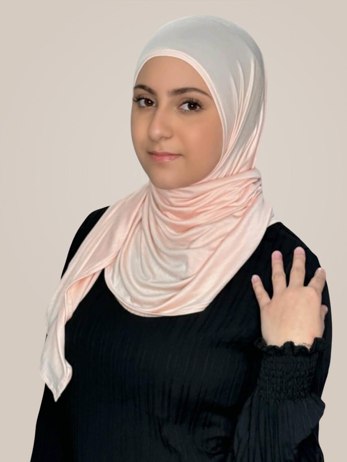 Modish Girl Pre-Sewn Jersey hijab-Pearl