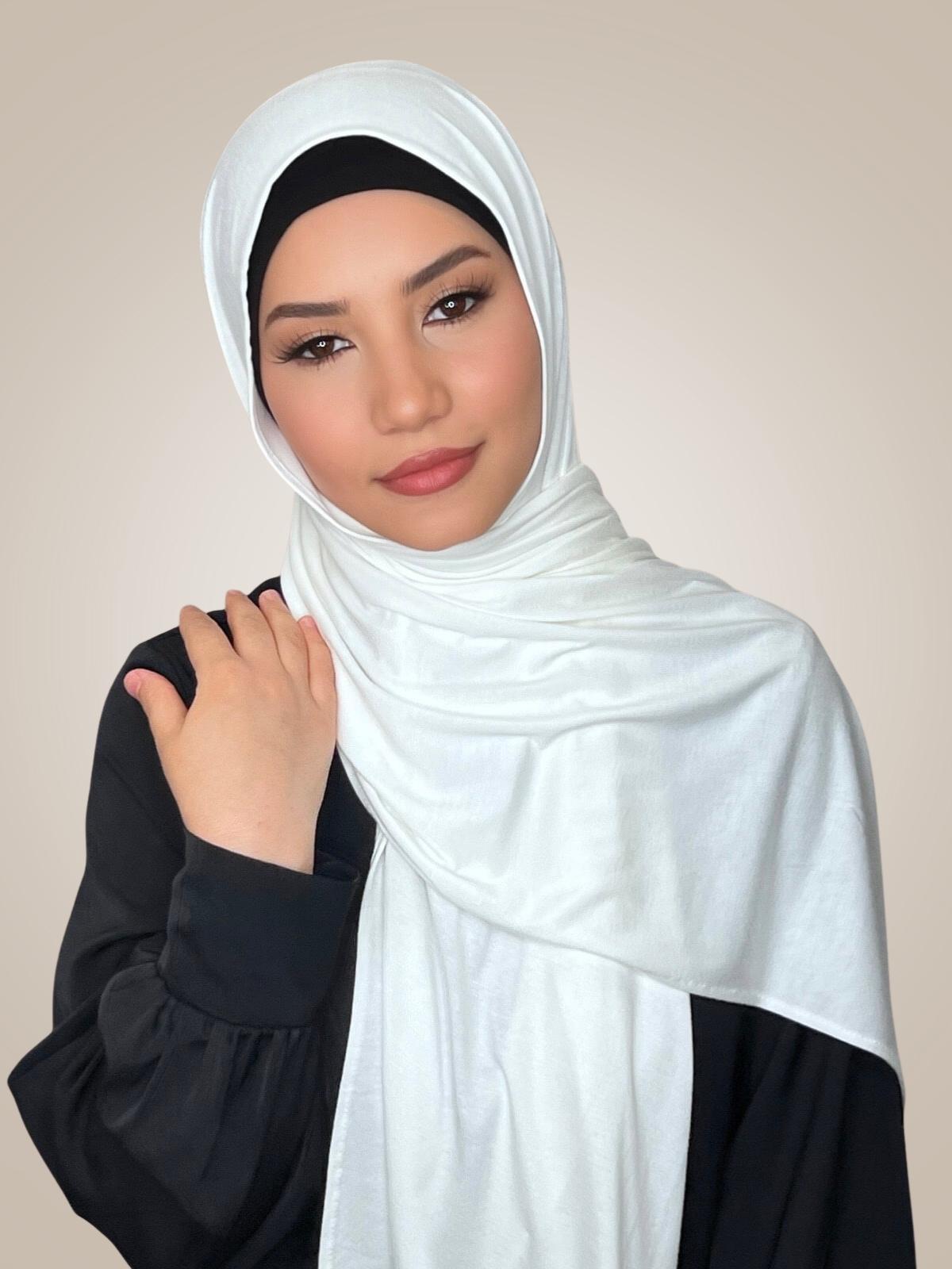 Classic Jersey Hijab-Off White