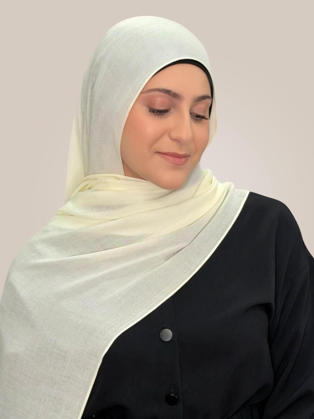 Modish Girl Cotton Modal Hijab-Lace