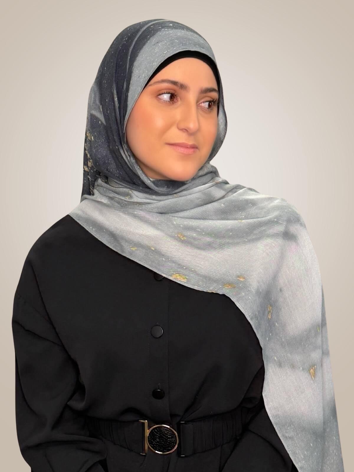 Modish Girl Print Modal Hijab-London Fog