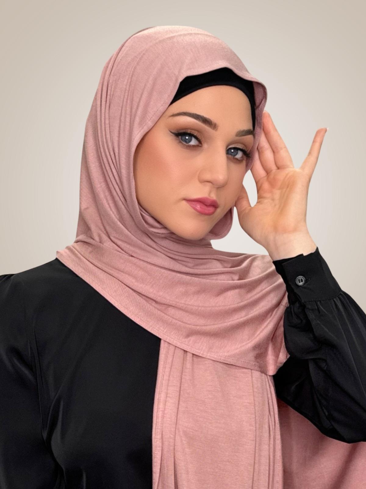 Classic Jersey Hijab-Rosin