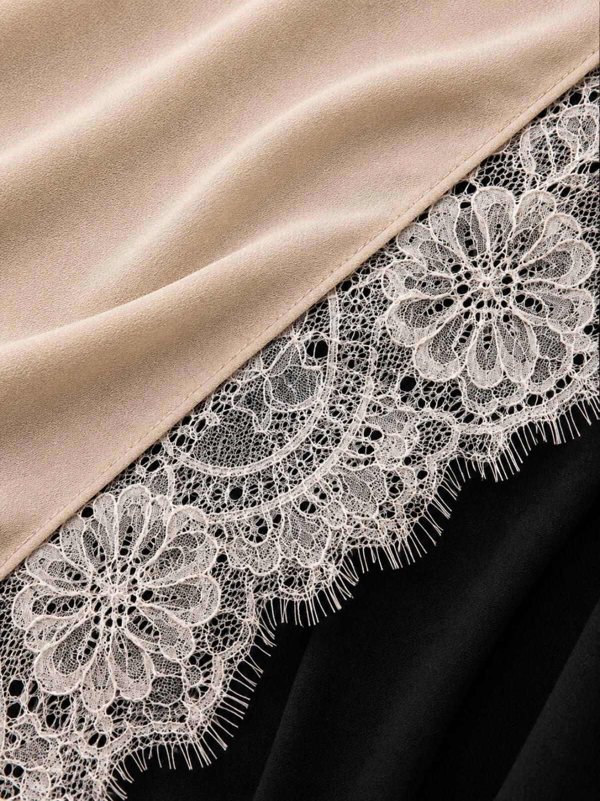 Lace Cotton Modal Hijab-Linen Sky