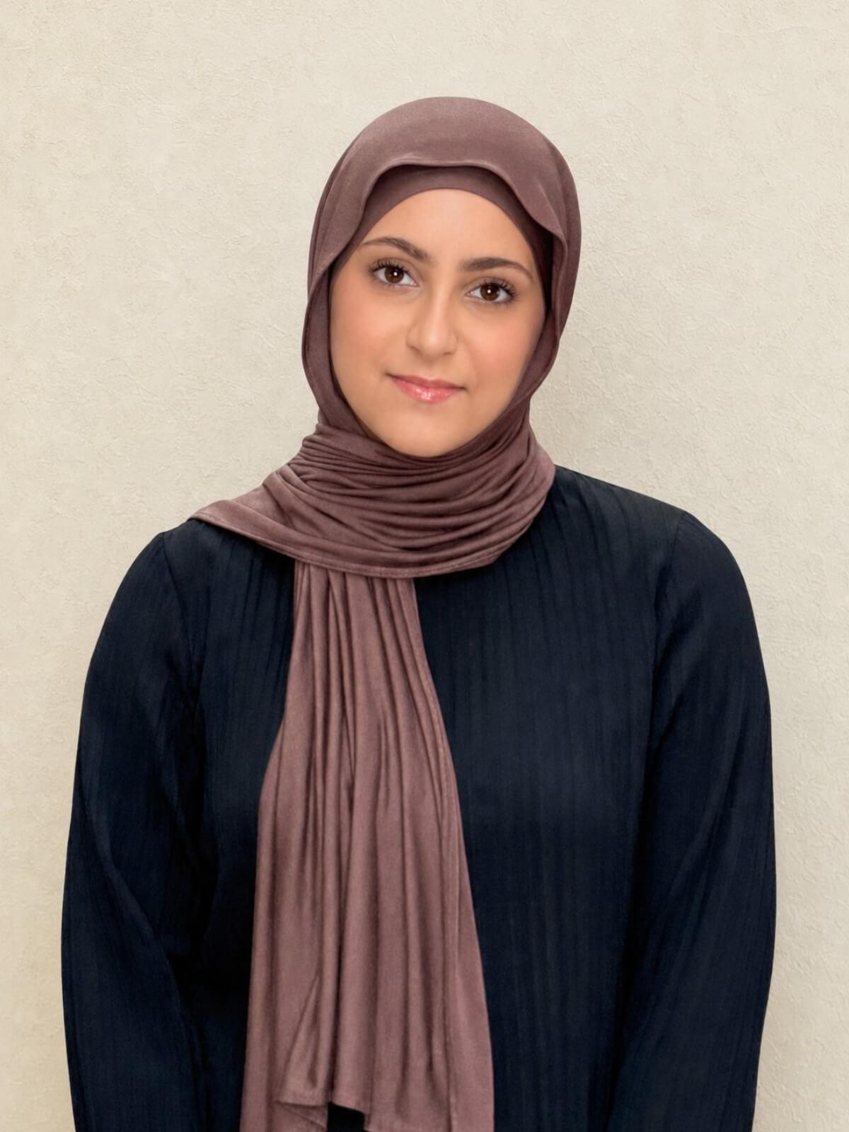 Modish Girl Premium Jersey Hijab-Mocha Brown