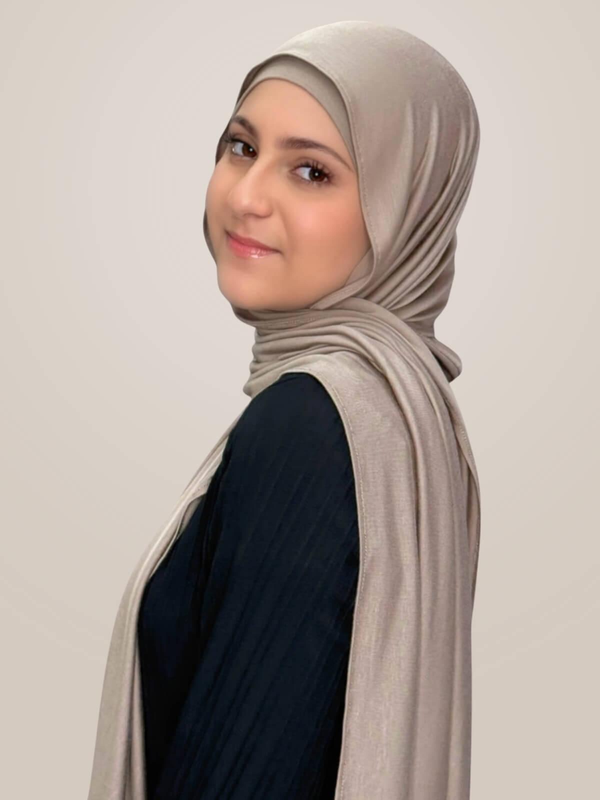 Modish Girl Premium Jersey hijab-Desert