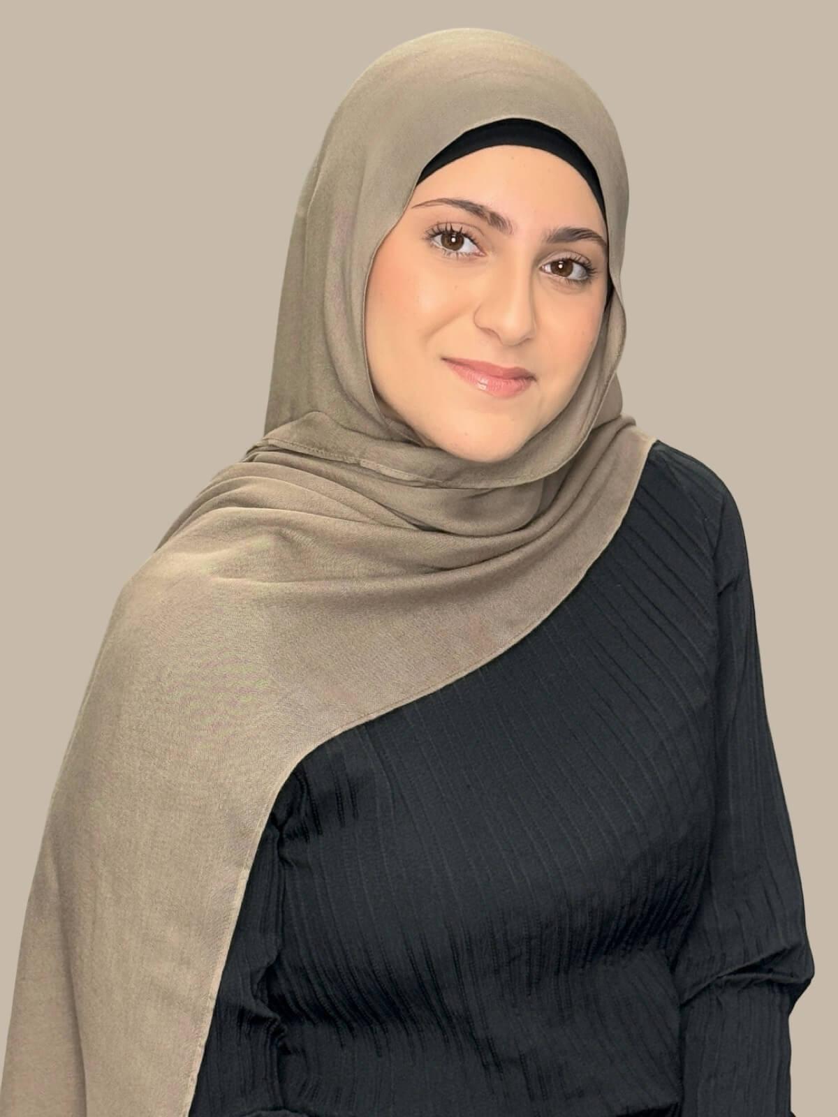 Modish Girl Cotton Modal Hijab-Forest Oak