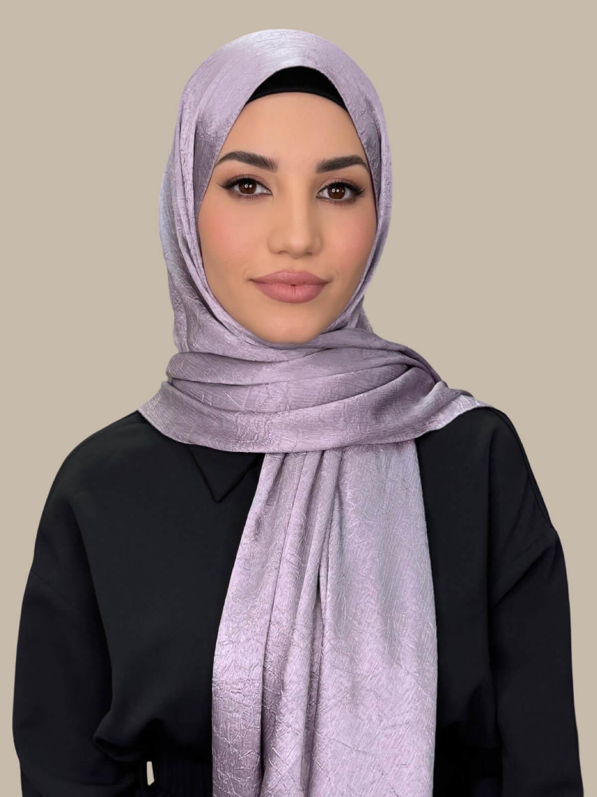 Classic Satin Hijab-Periwinkle