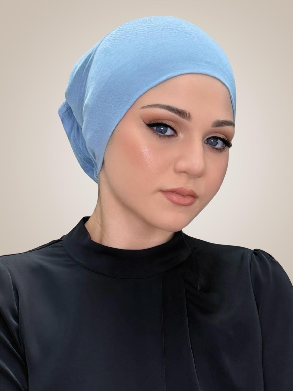 Premium Jersey Underscarf-Dusty Blue