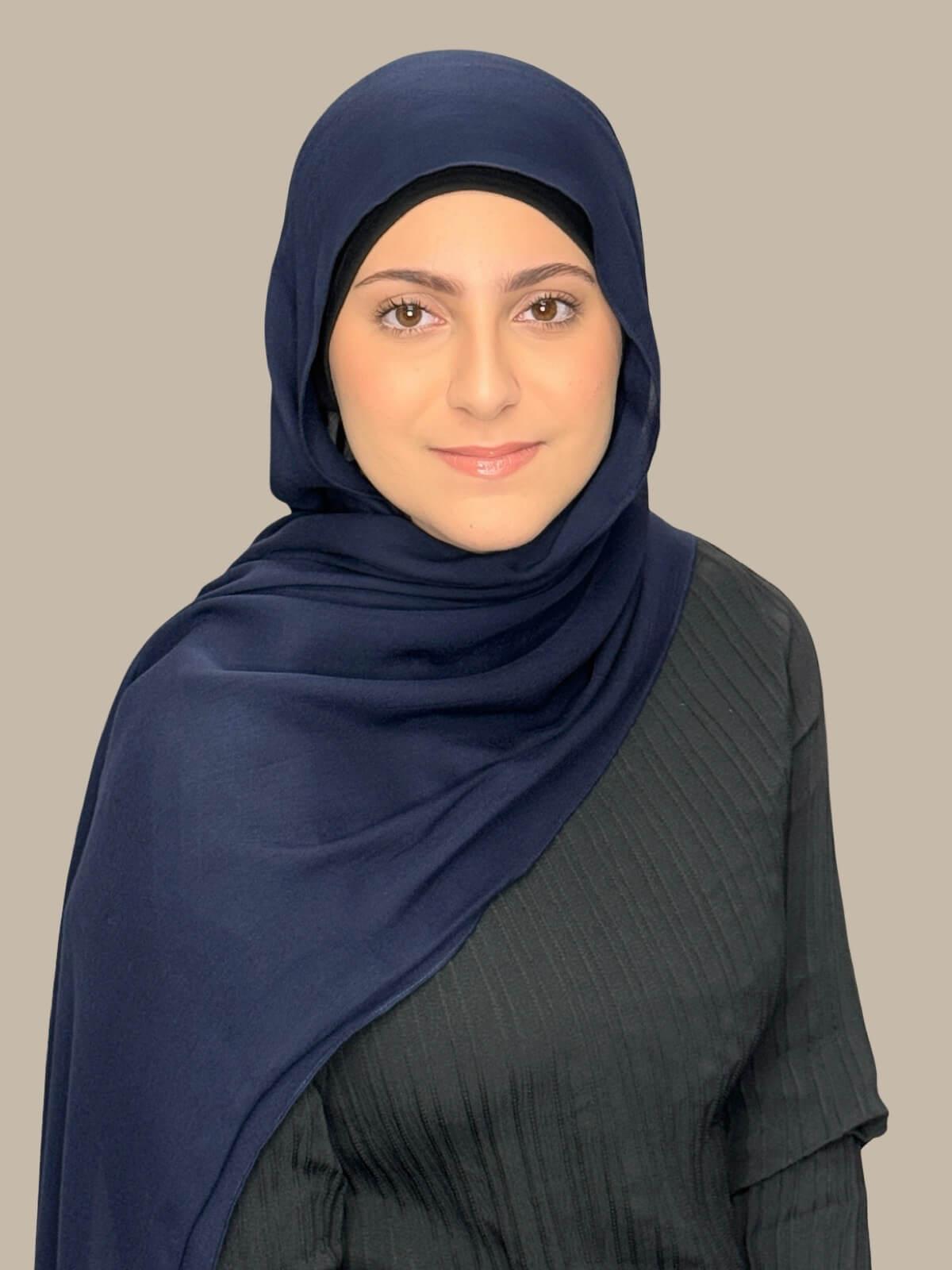 Modish Girl Cotton Modal Hijab-Sea Storm