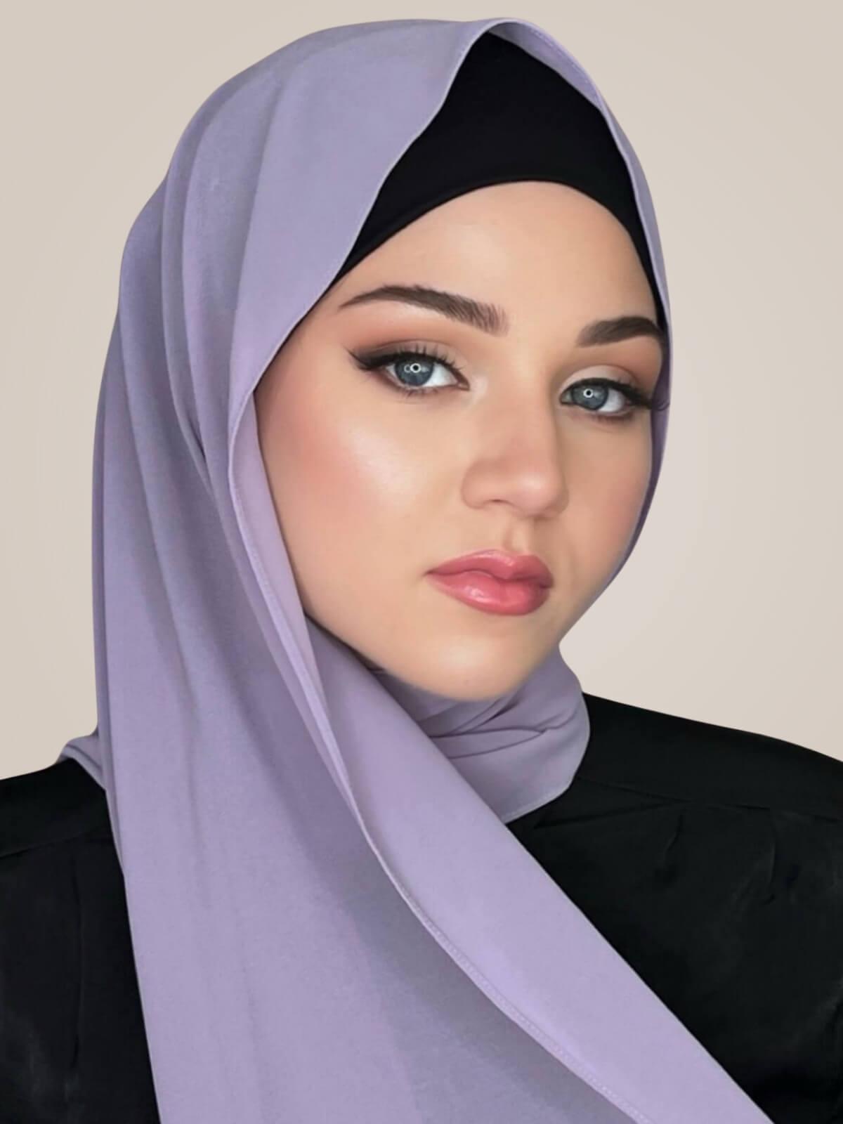 Classic Chiffon Hijab-Lavender