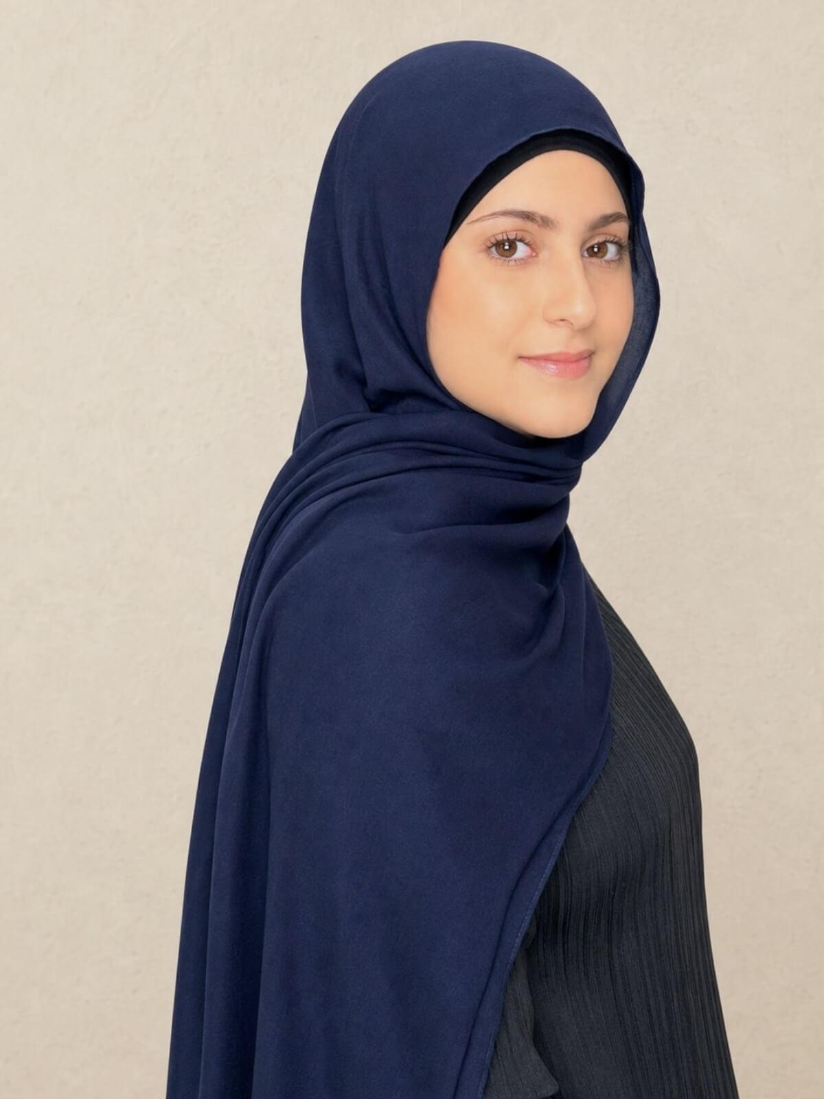 Modish Girl Cotton Modal Hijab-Sea Storm