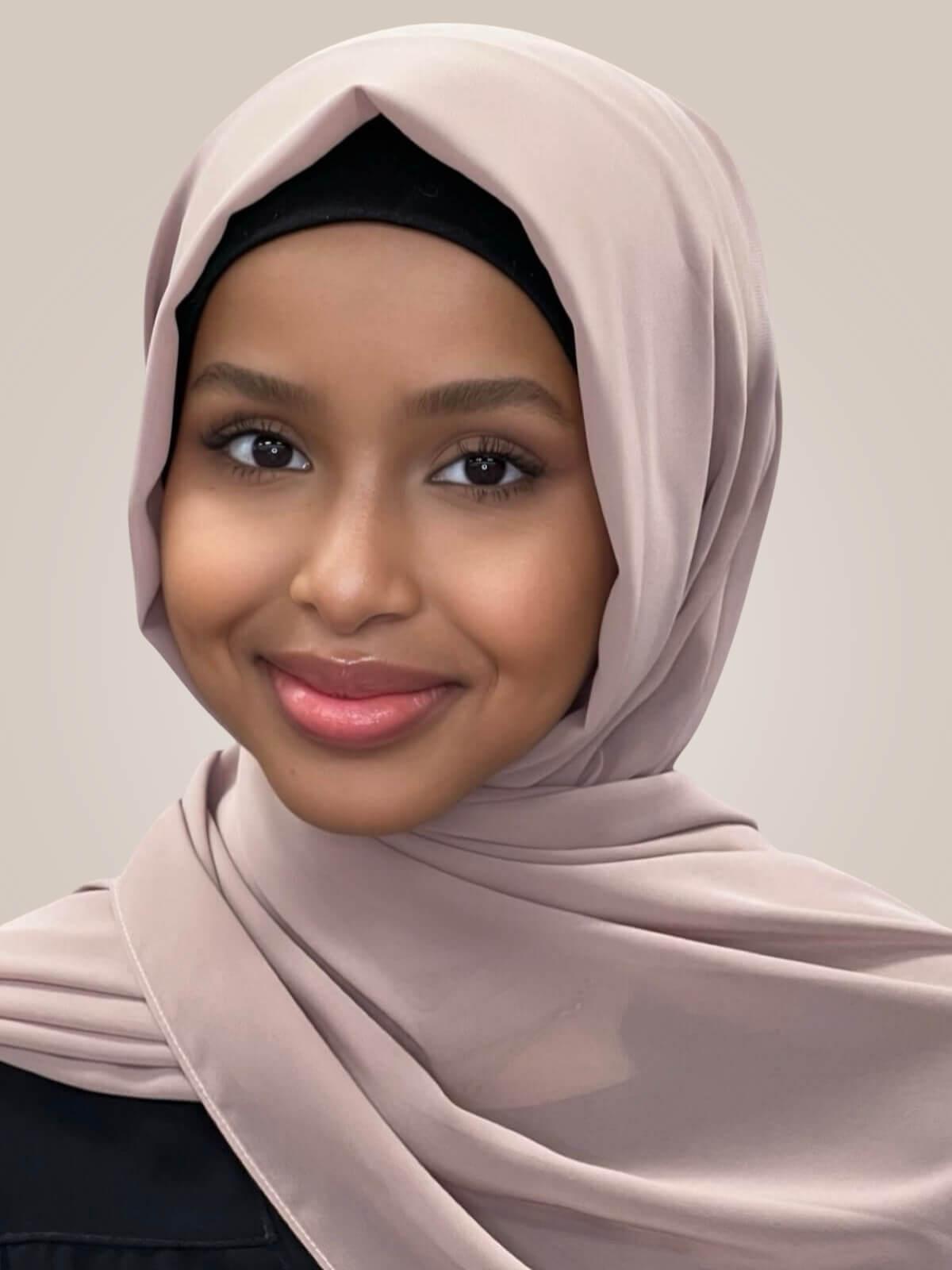 Luxury Chiffon Hijab-Cedar