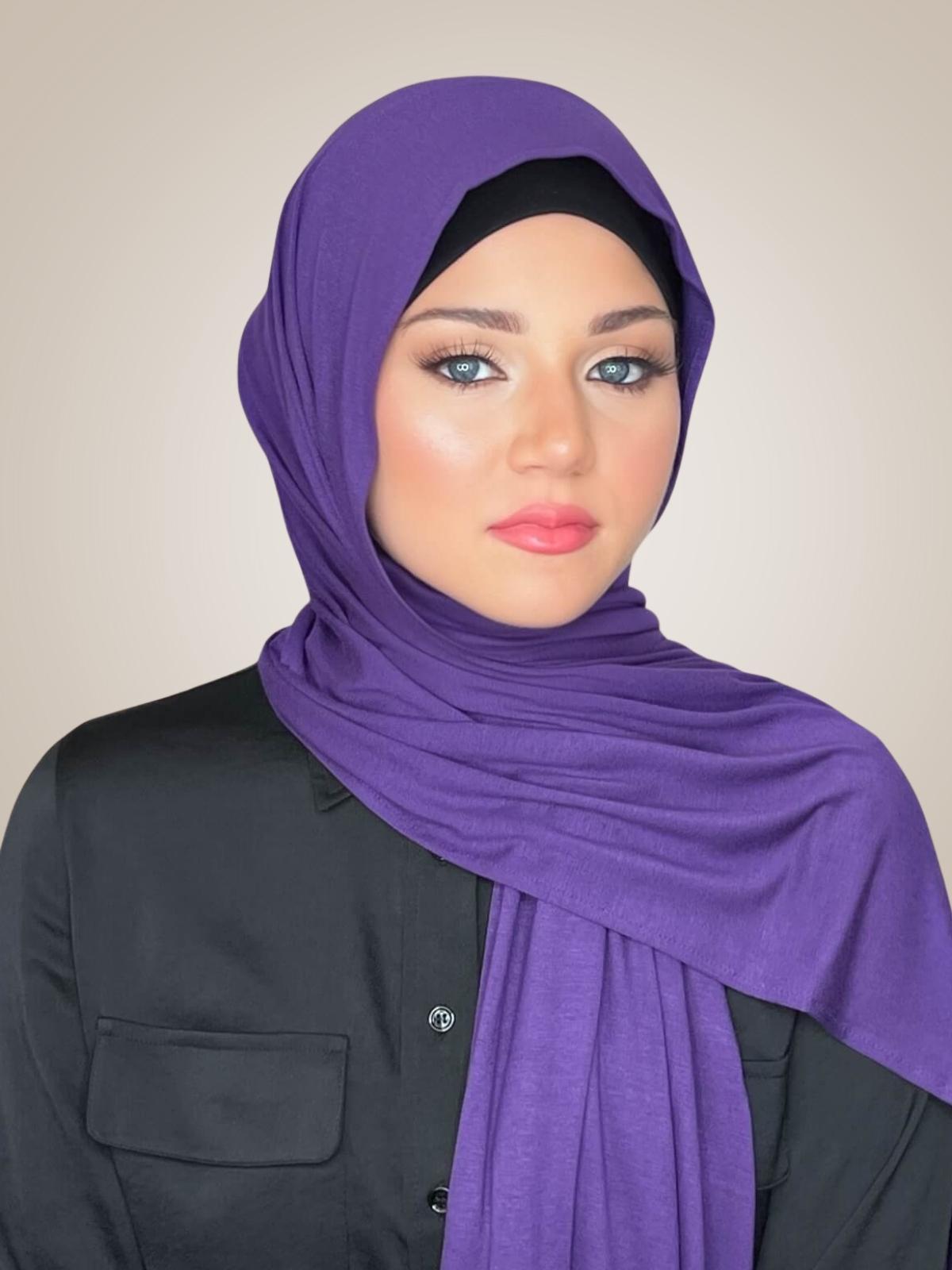 Classic Jersey Hijab-Purple