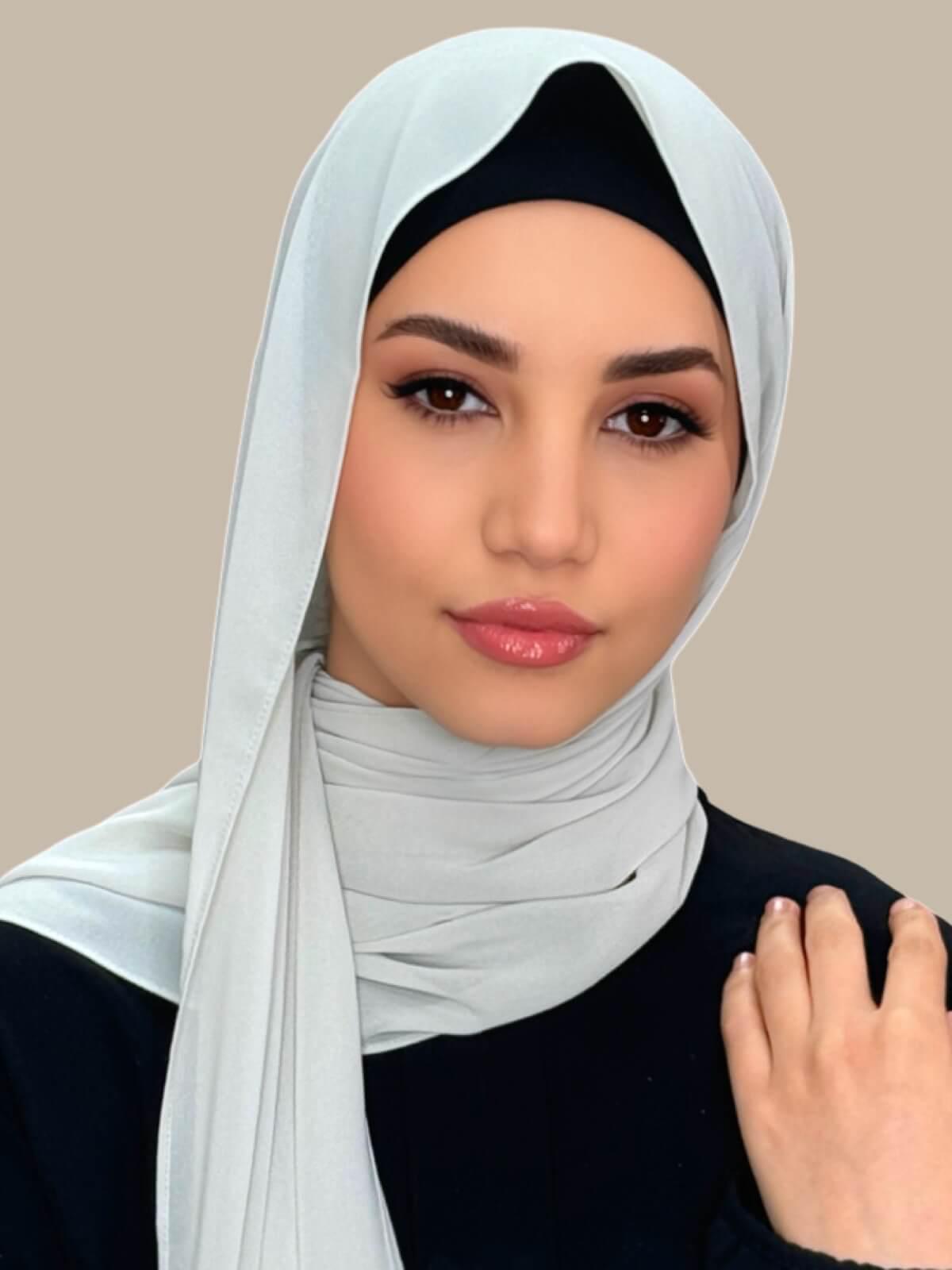 Classic Chiffon Hijab-Bone