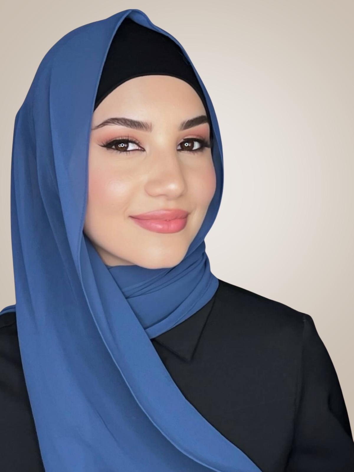 Luxury Chiffon Hijab-Spruce