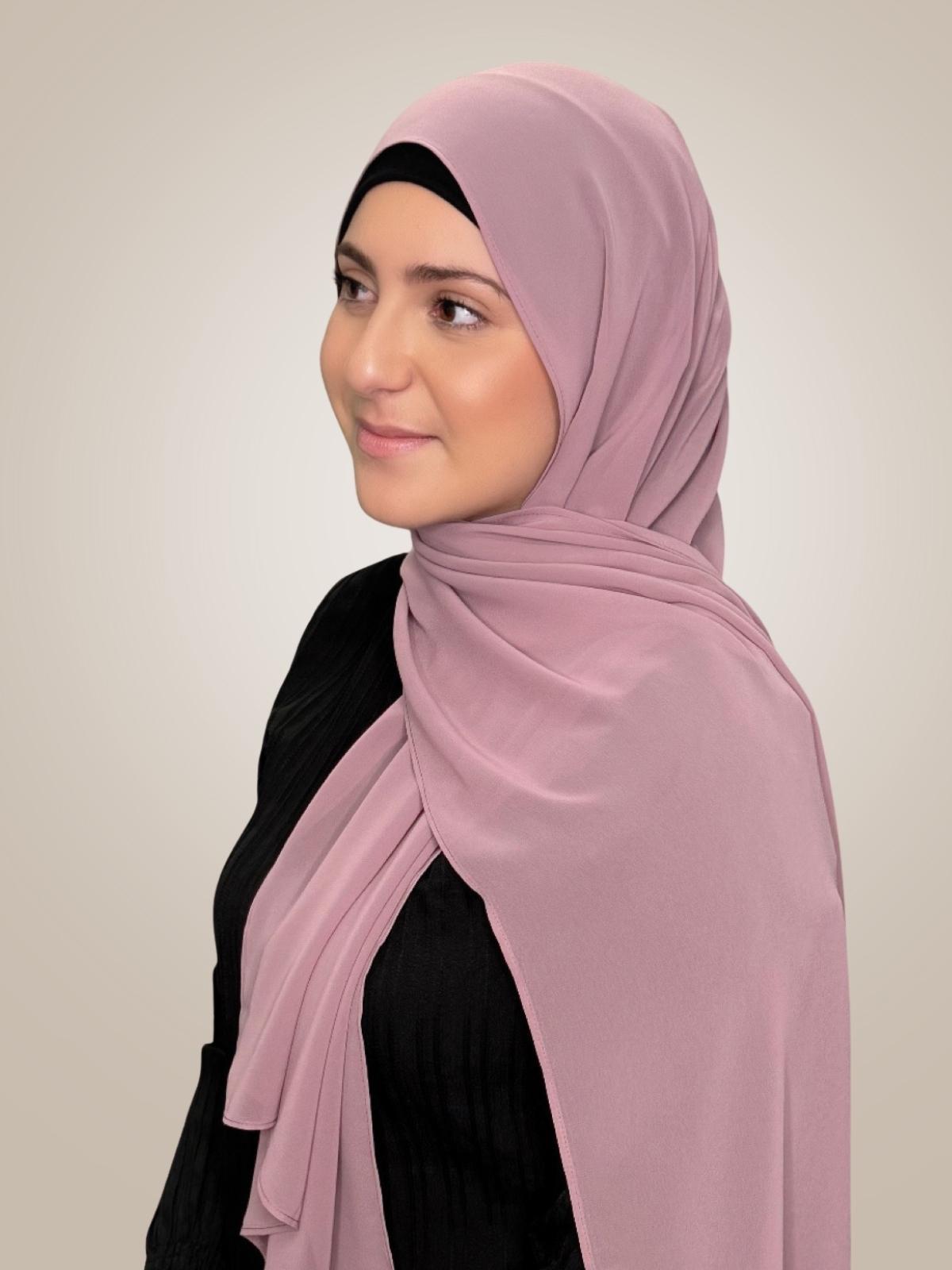 Modish Girl Luxury Chiffon Hijab-Orchid