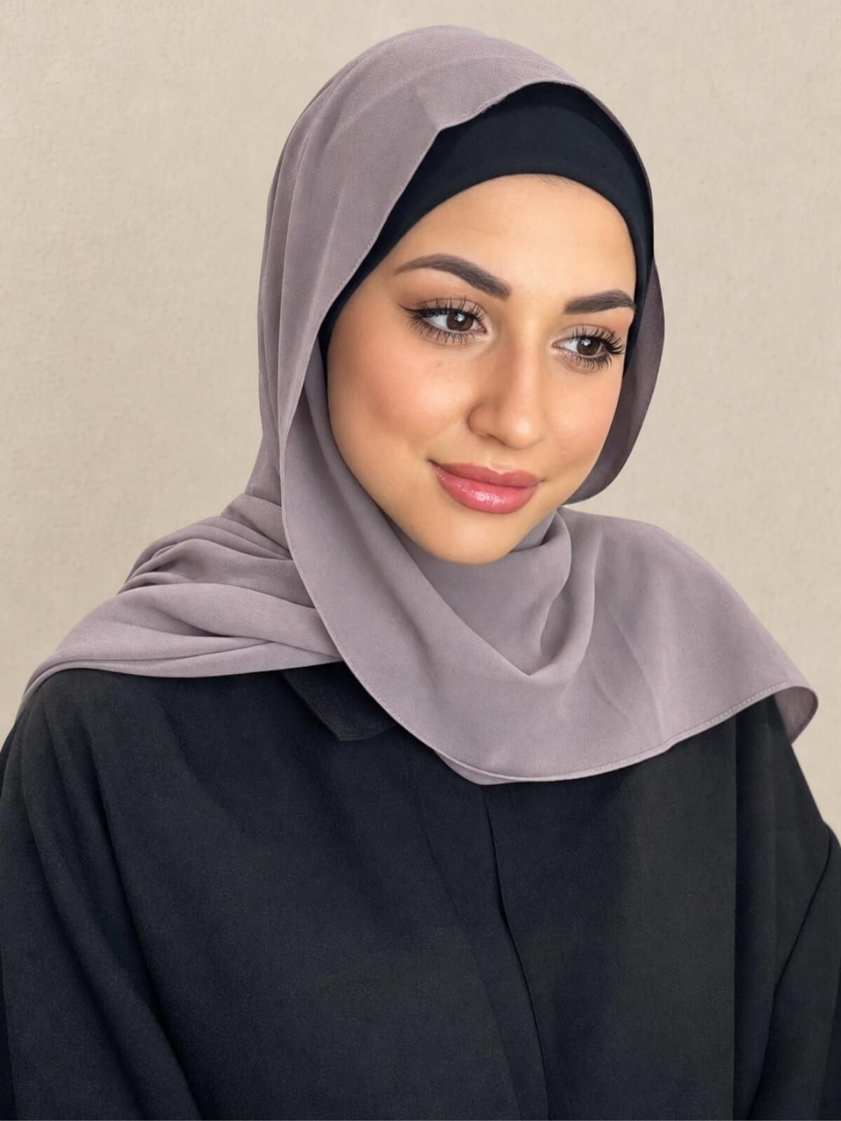 Classic Chiffon Hijab-Light Mocha