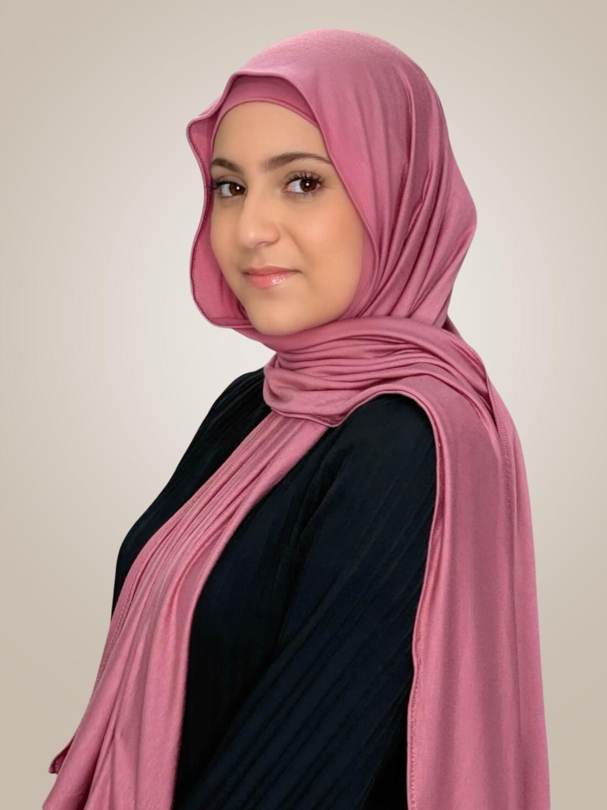 Modish Girl Premium Jersey Hijab-Pale Rose
