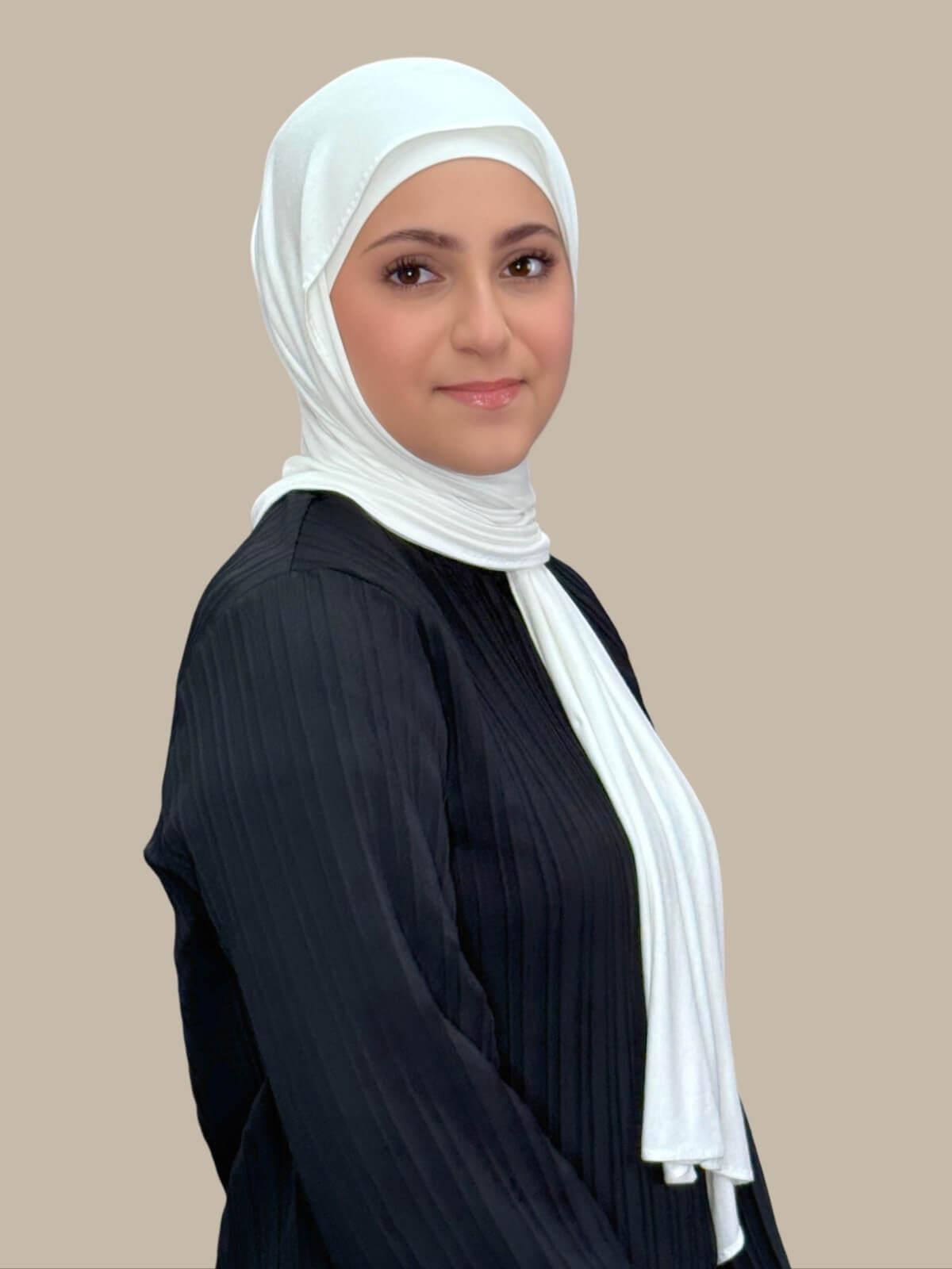Modish Girl Premium Jersey Hijab-Off White