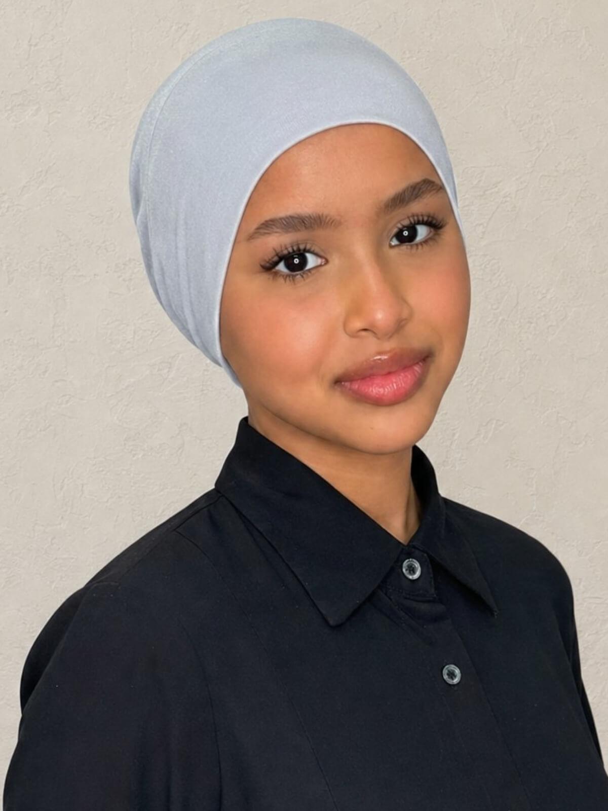 Premium Cotton Underscarf-Dolphin Grey