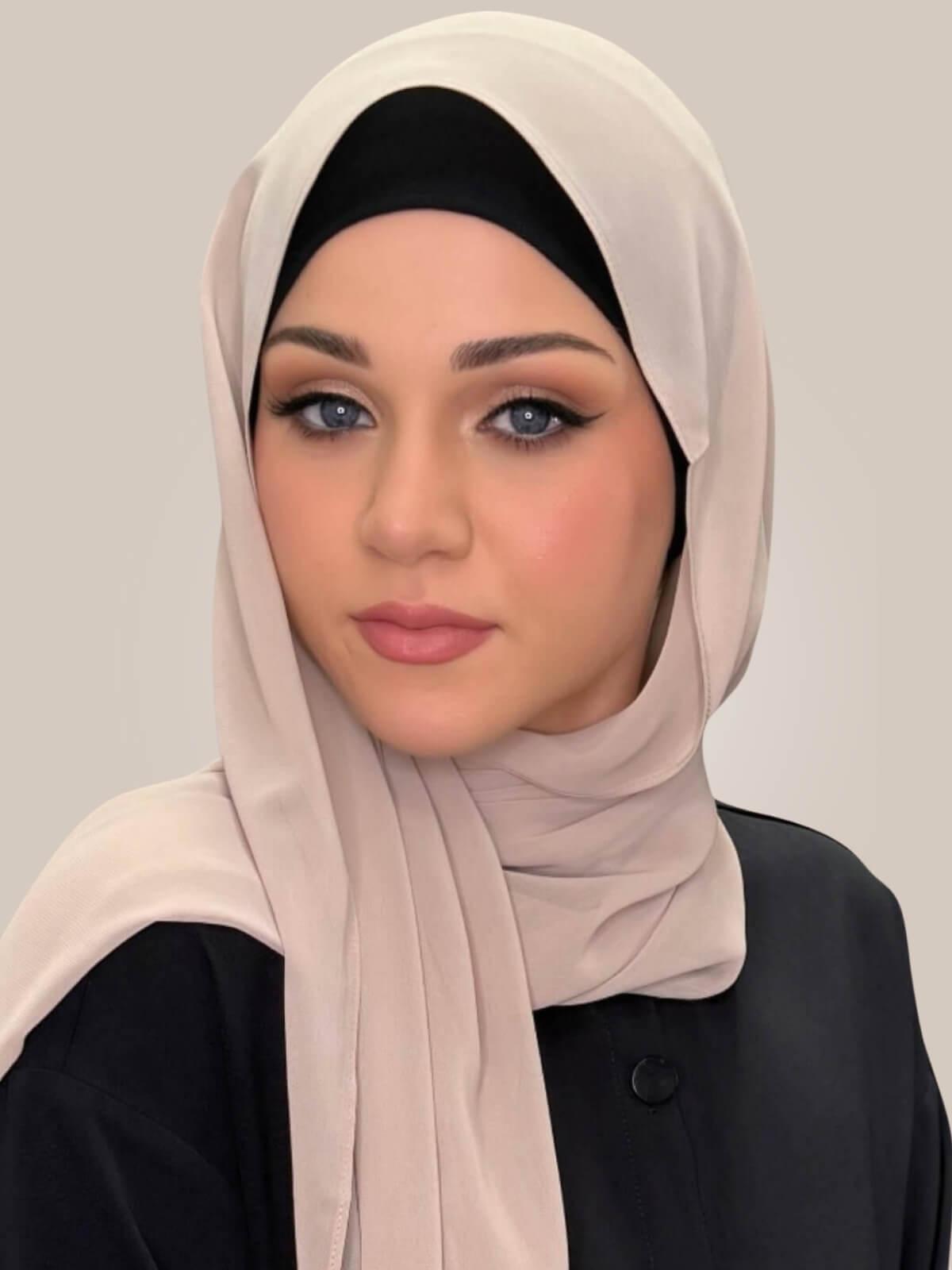 Luxury Chiffon Hijab-Oat